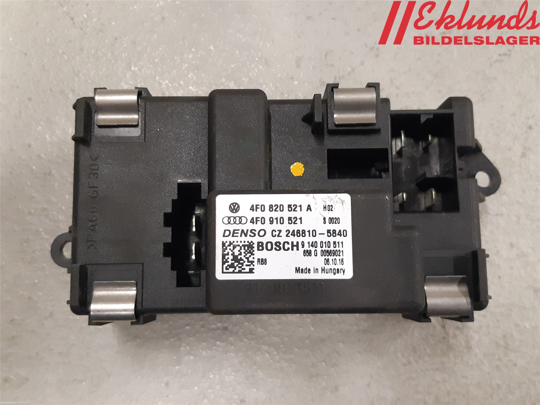 Audi A6/S6     05-11 Värmefläktsmotstånd