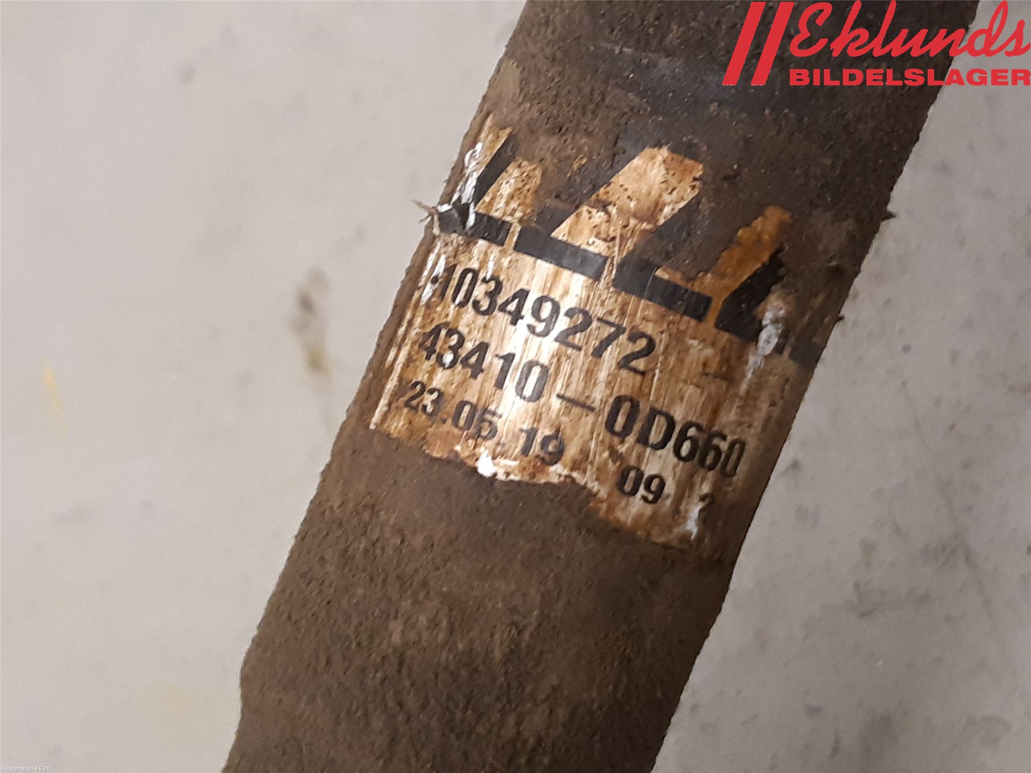 Toyota YARIS XP130 15-20 Drivaxel Fram Höger