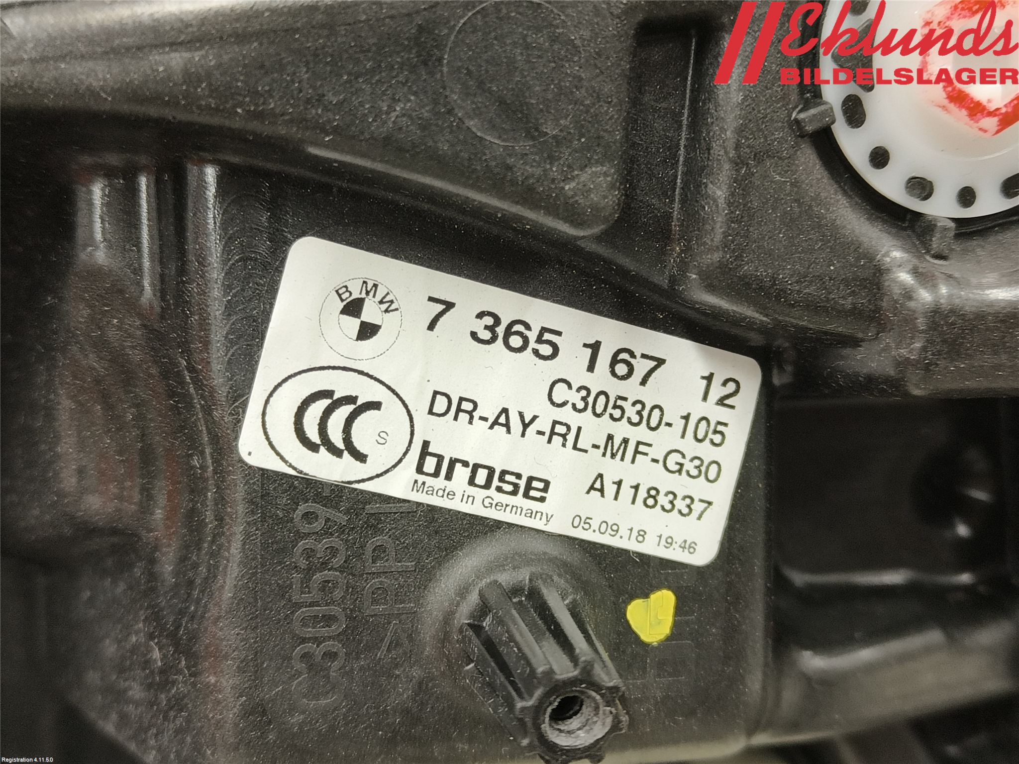 BMW 5 G30/G31/F90 17-23 Fönsterhiss El Kompl