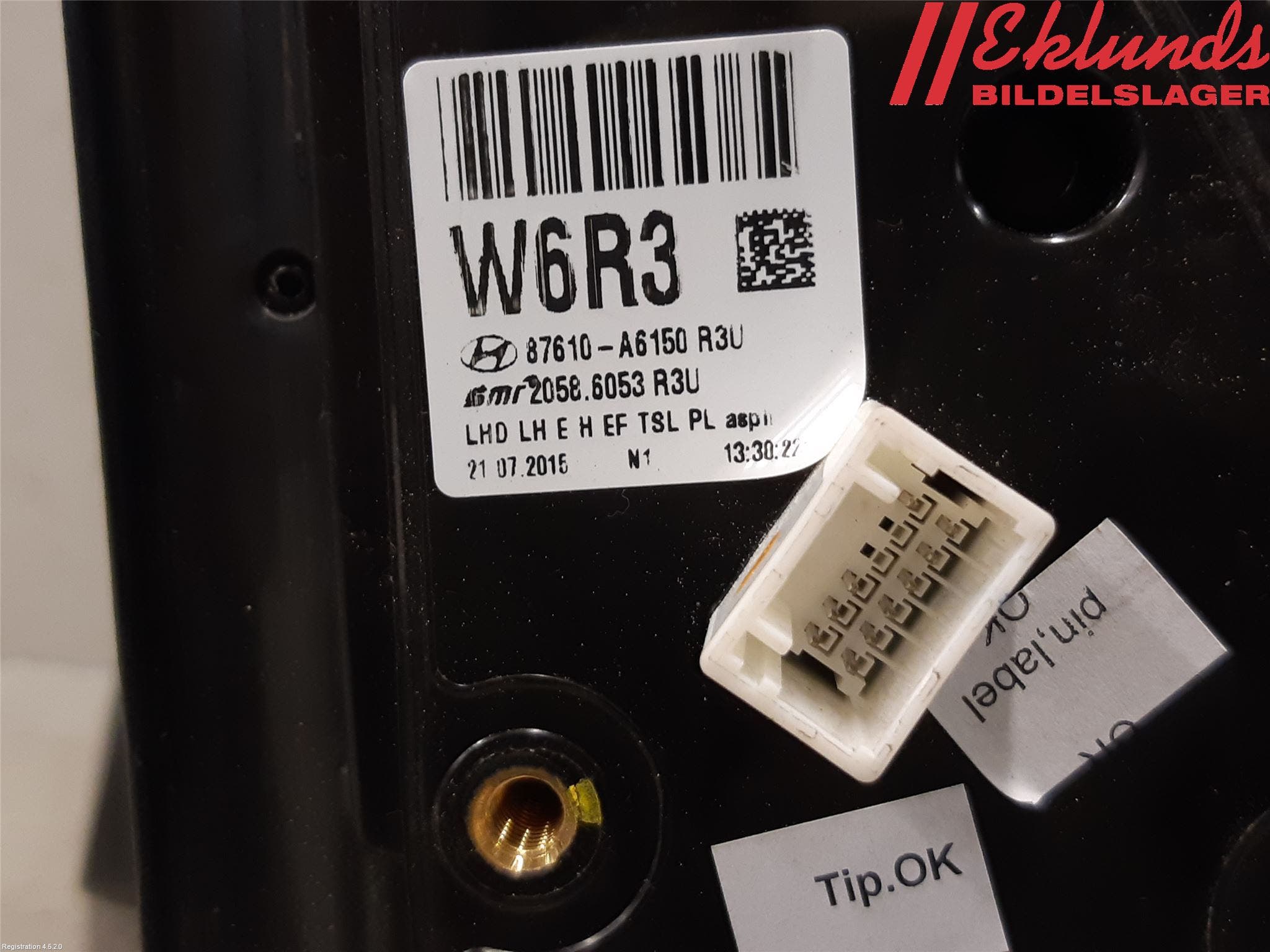 Hyundai i30 GD 13-17 Spegel Yttre El Vä