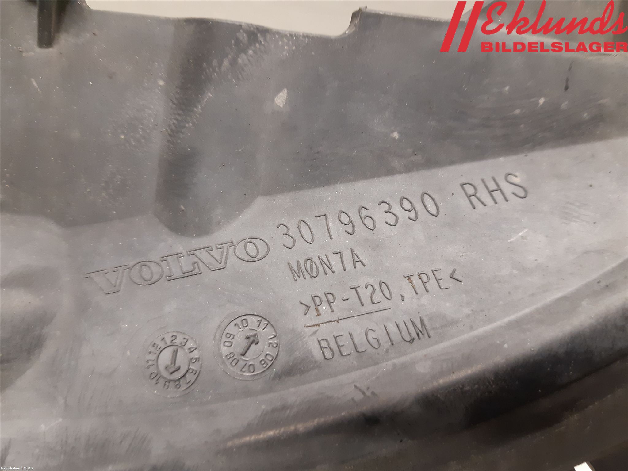 Volvo V70 08-13 Deflektor Plåt-Plast Kylning