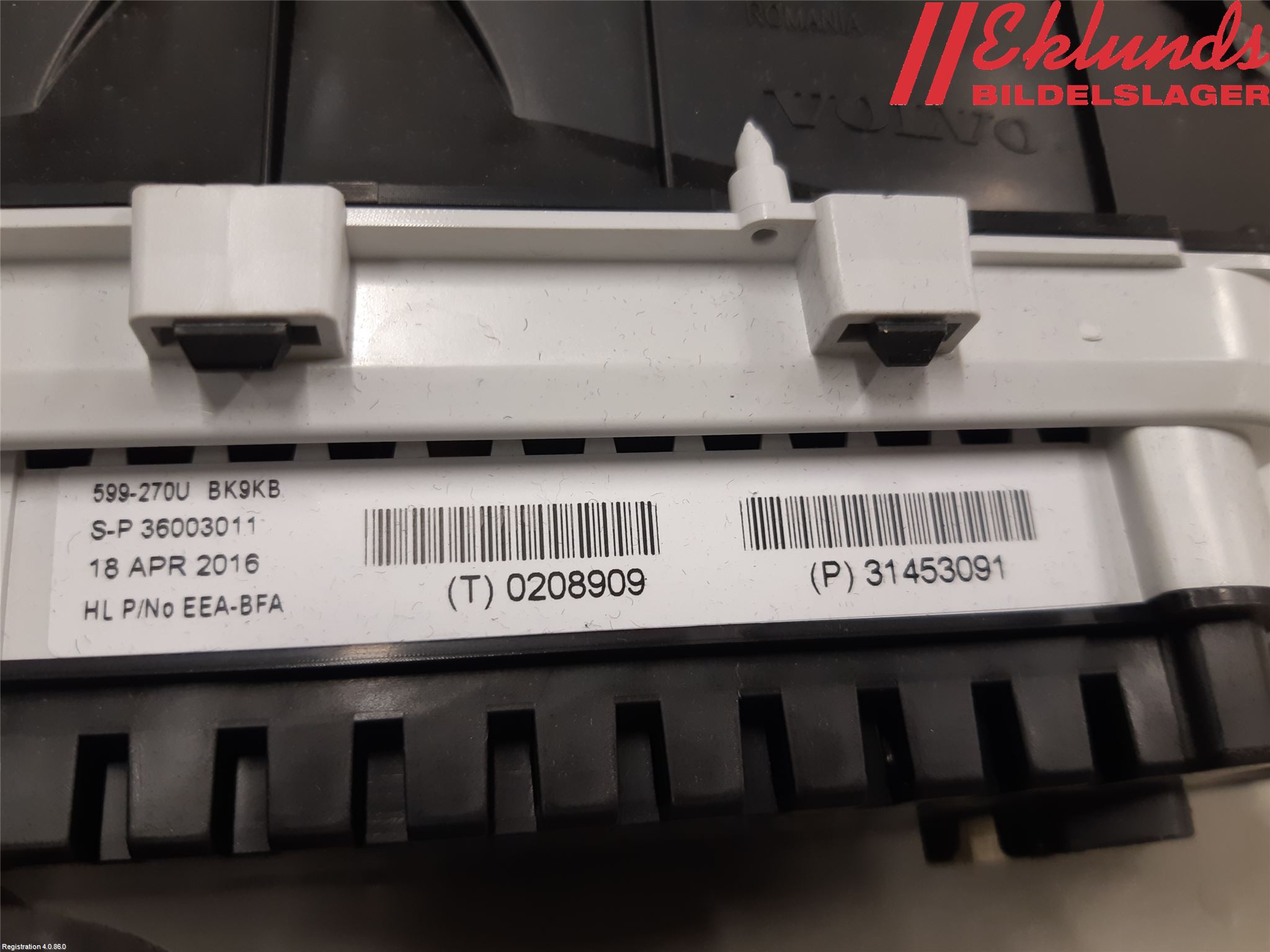 Volvo V60 CROSS COUNTRY 16-18 Instrument Komb