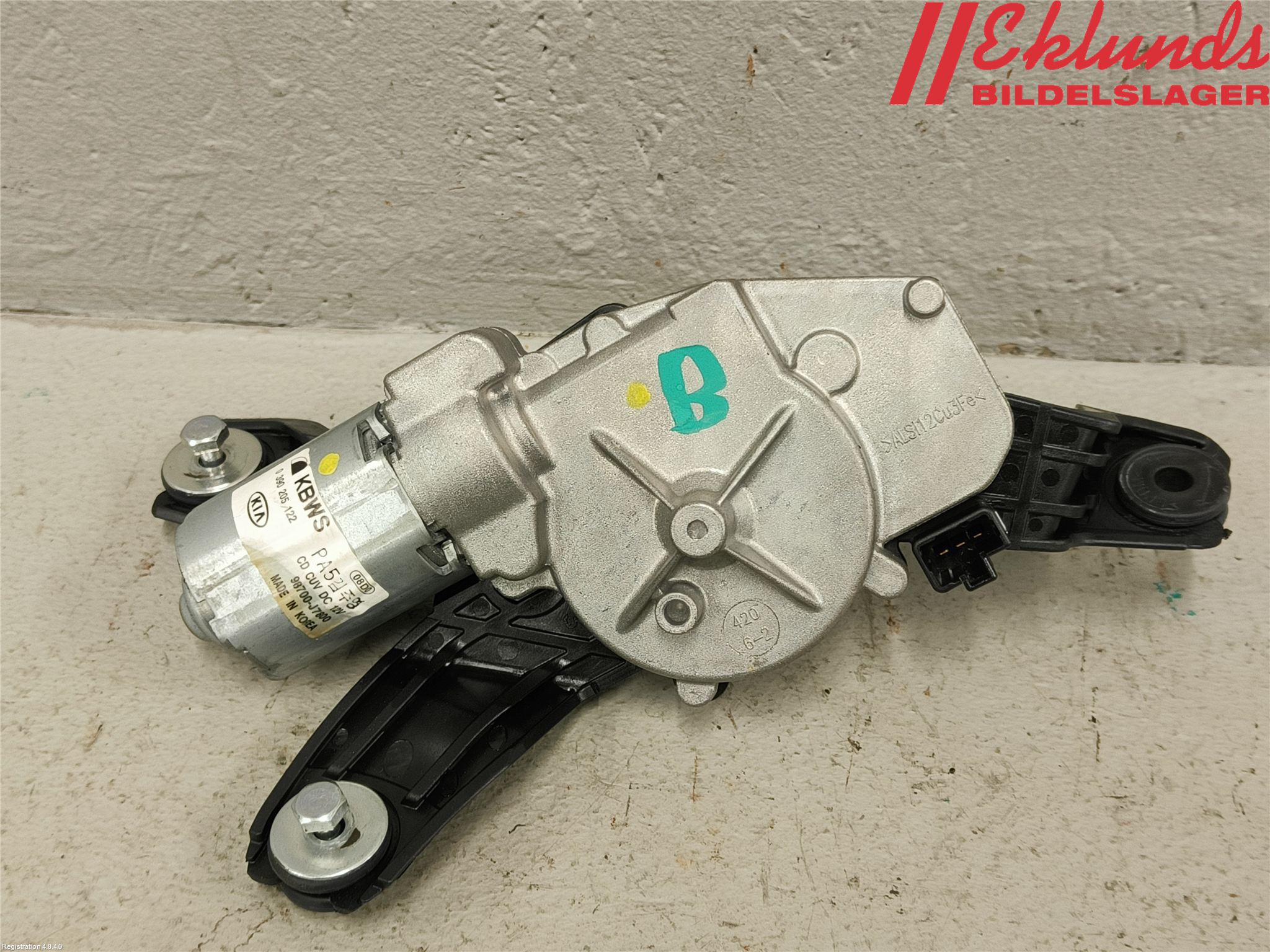 Kia XCEED 19- Torkarmotor Baklucka