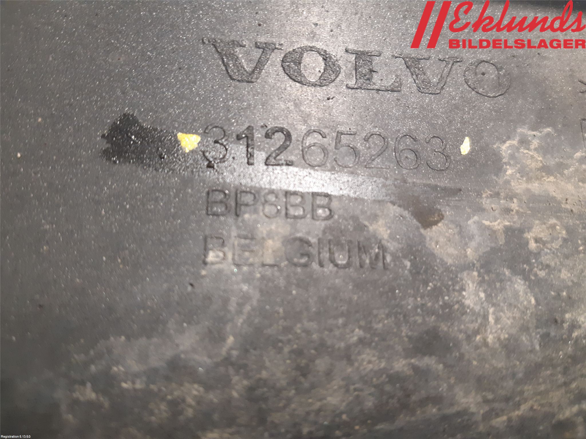 Volvo V60 14-18 Stötfångarbeklädnad Bak