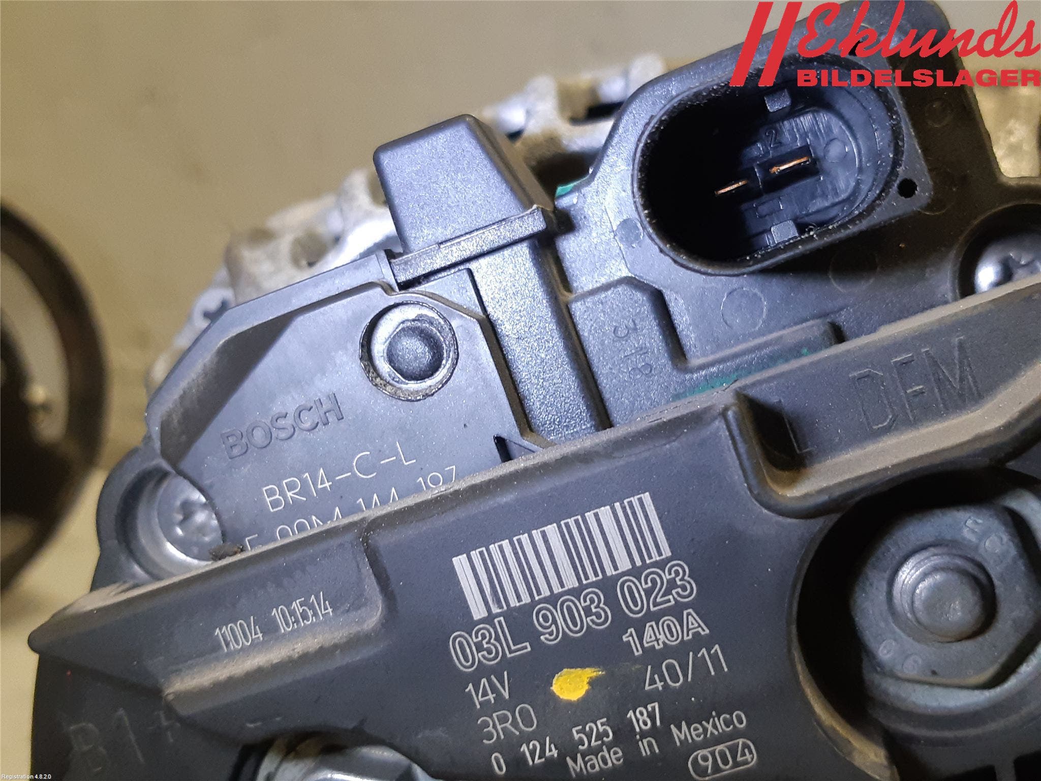 Volkswagen VW GOLF VI 09-13 Generator