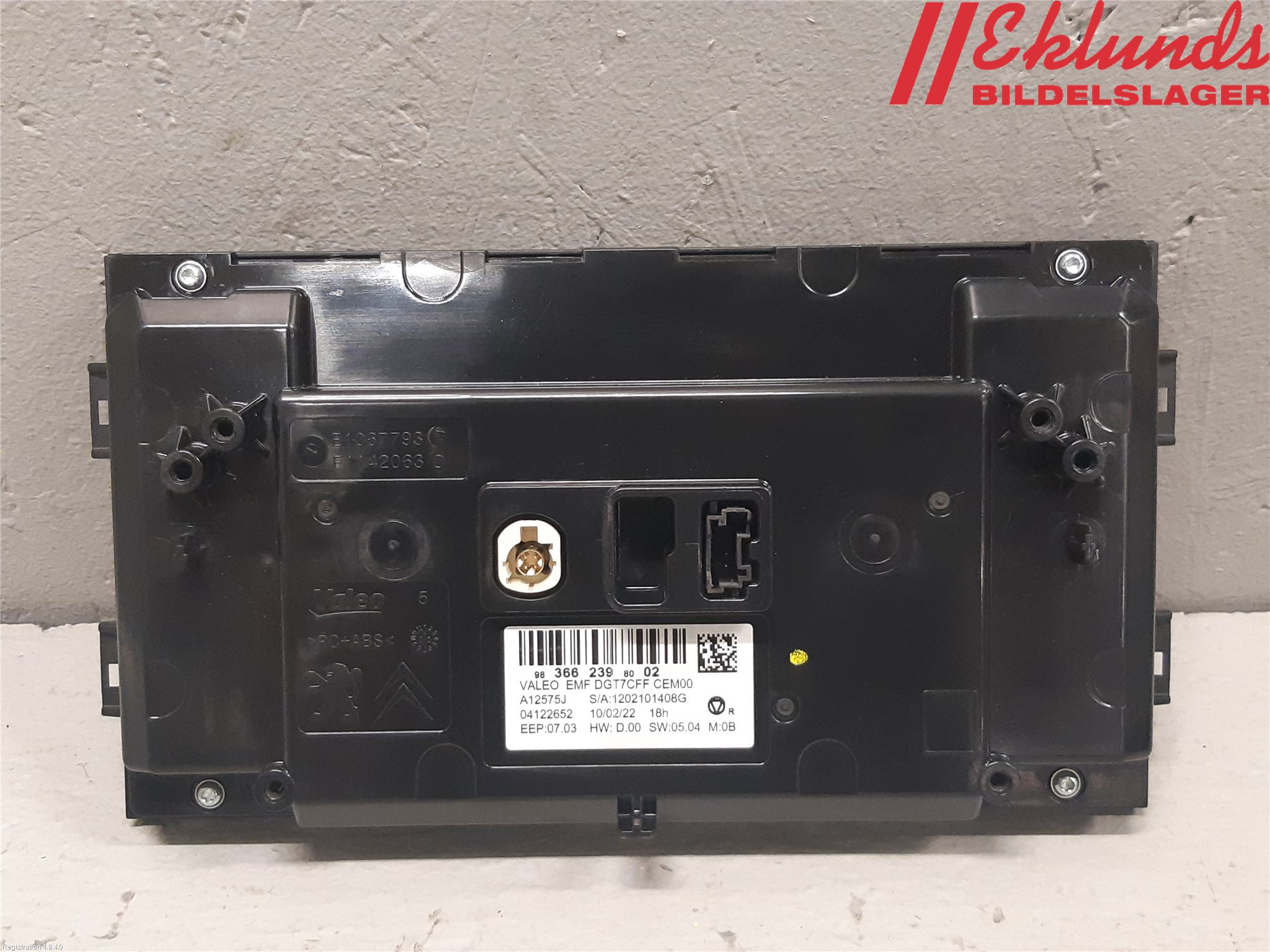 Peugeot 208/E-208 20- Multifunktionsdisplay