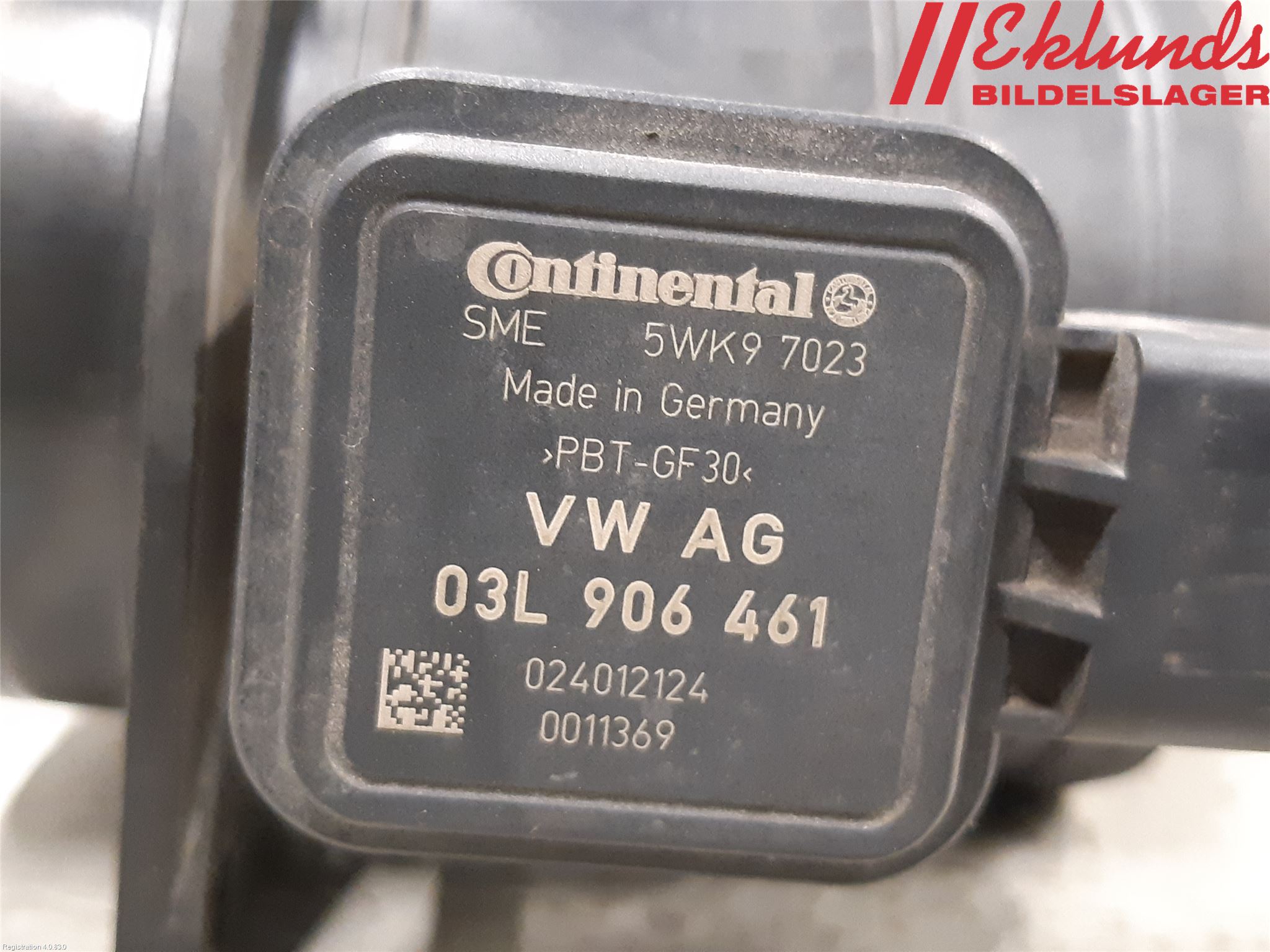 Volkswagen VW GOLF VI 09-13 Injluftmassamätare