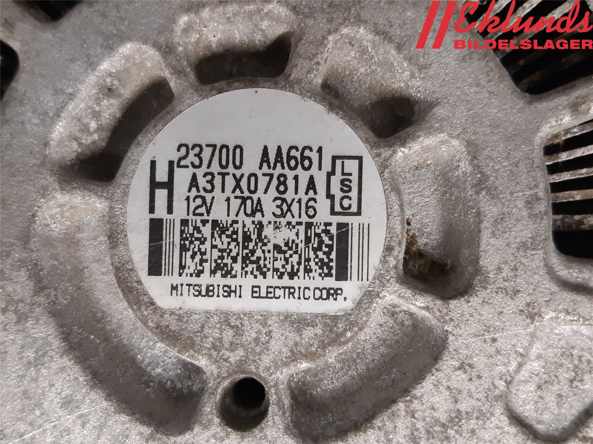 Subaru OUTBACK 10-15 Generator