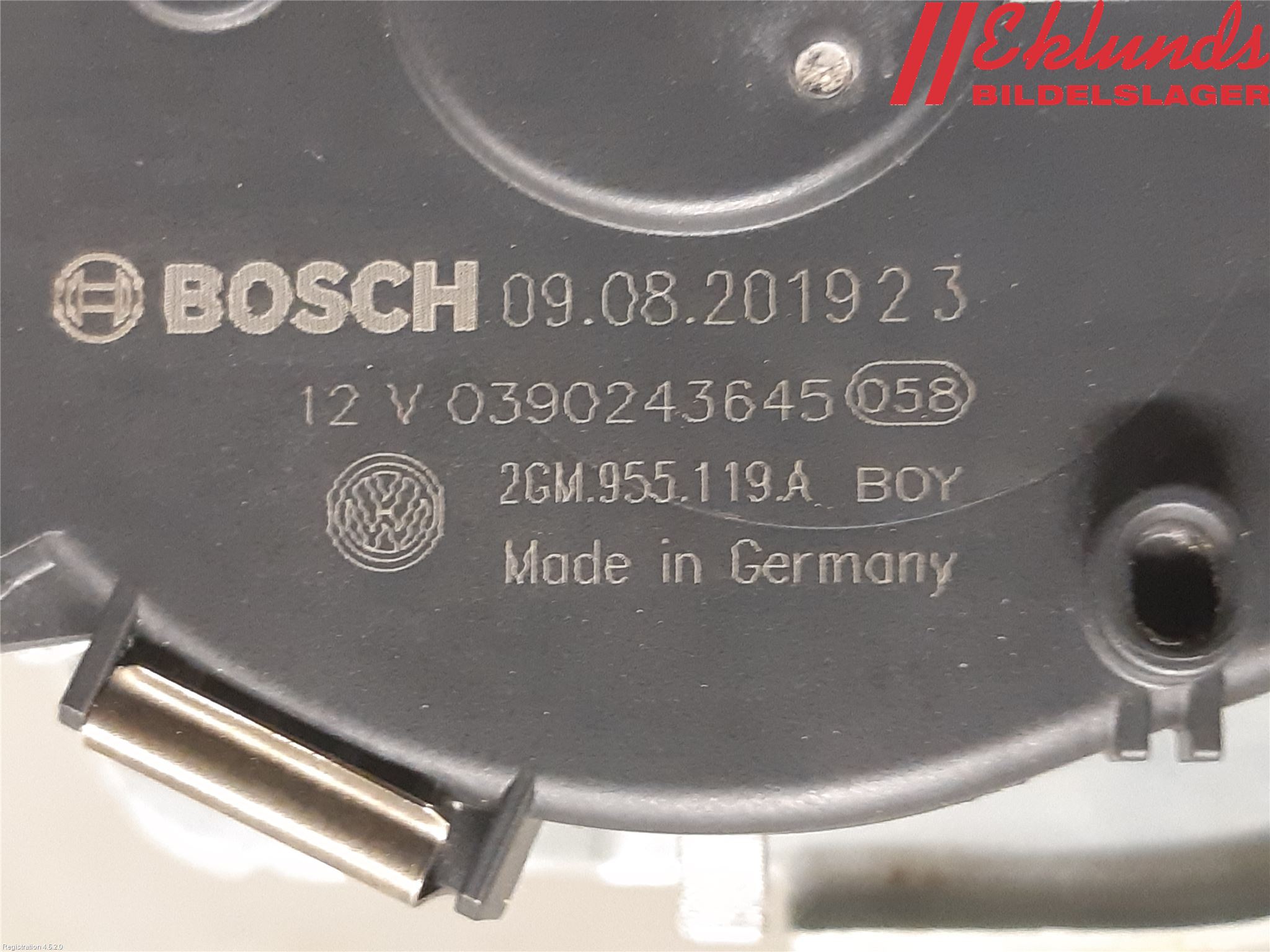 Volkswagen VW T-CROSS 19- Torkarmotor Vindruta