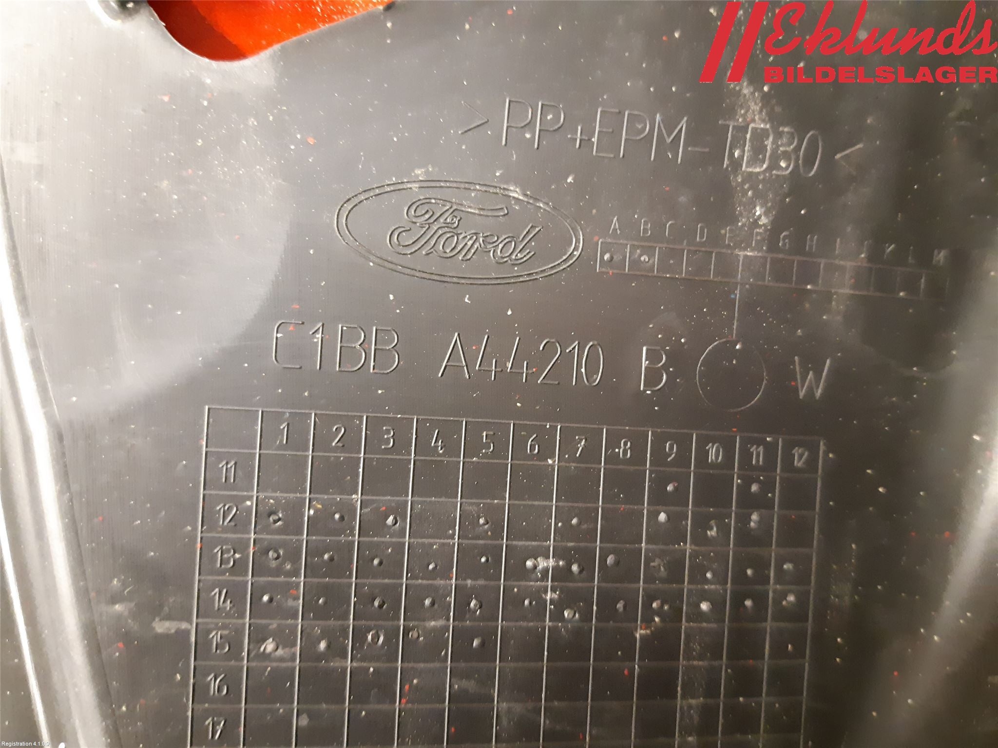 Ford FIESTA 13-17 Spoiler Baklucka