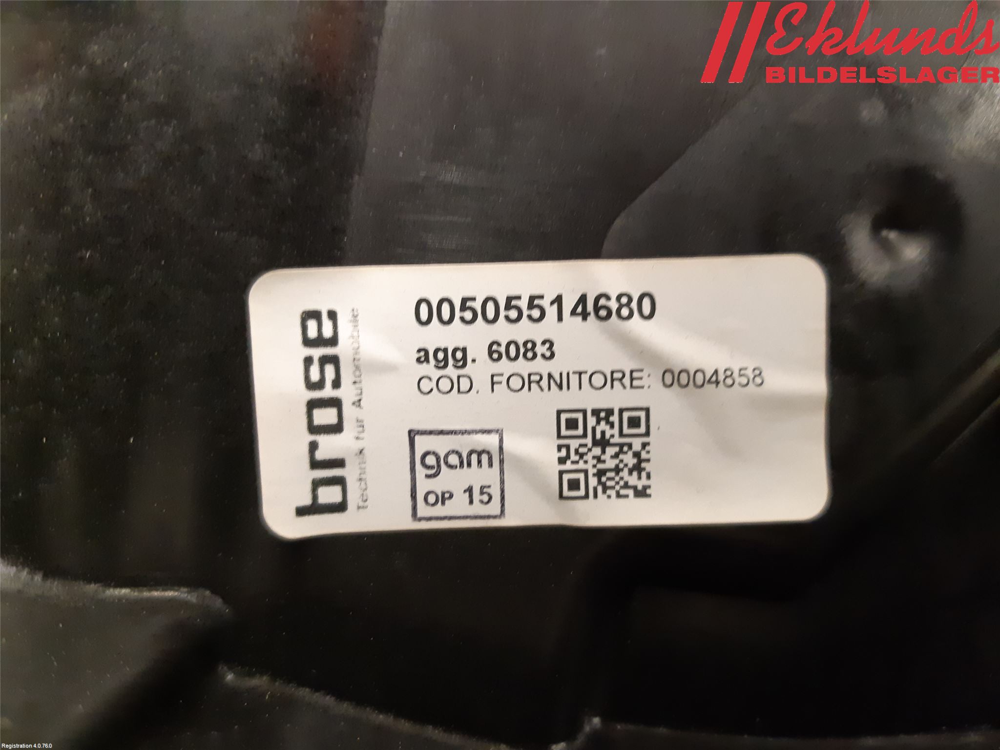 Alfa GIULIA Fönsterhiss El Kompl