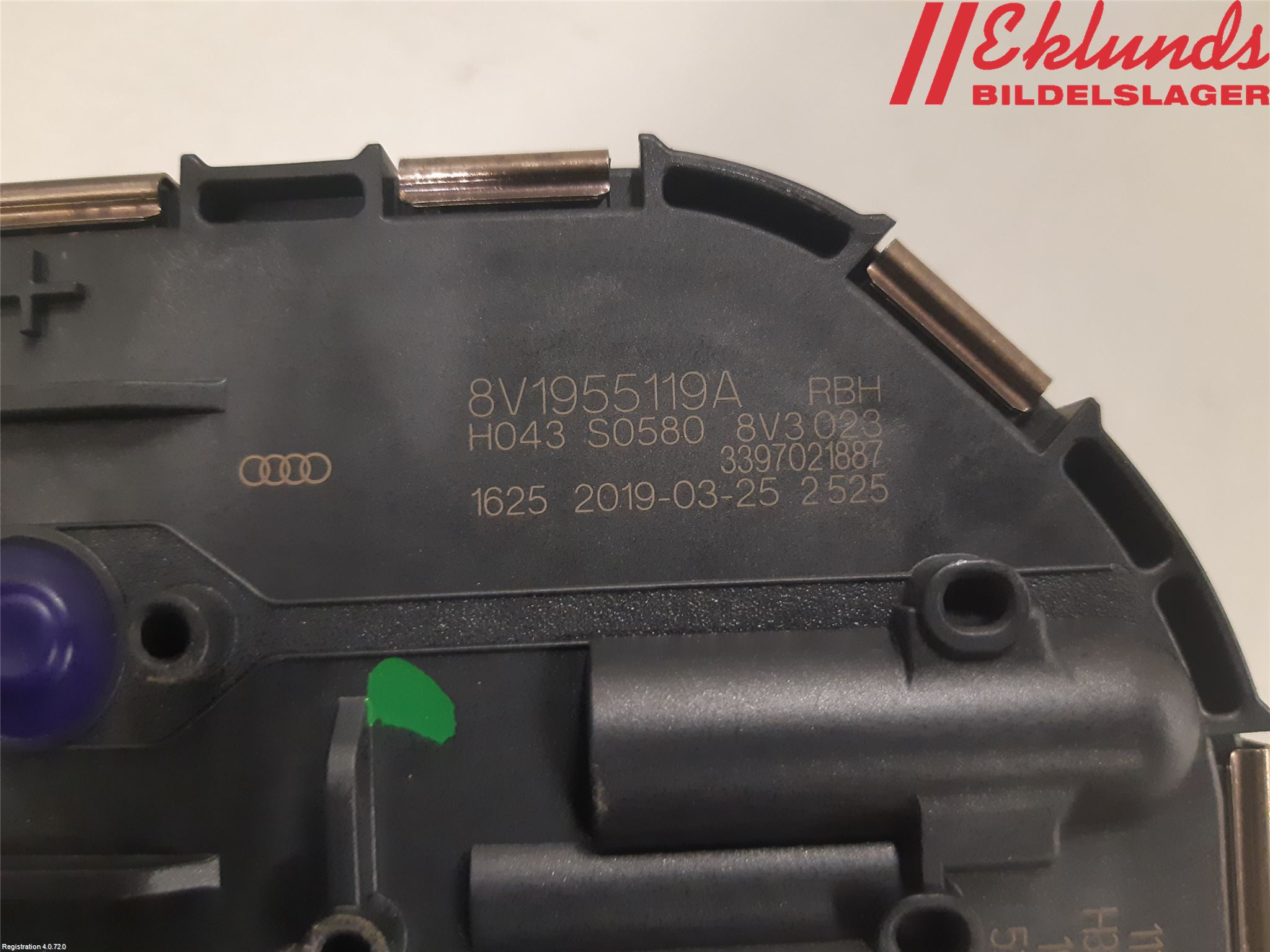 Audi A3/S3 8V 13-20 Torkarmotor Vindruta