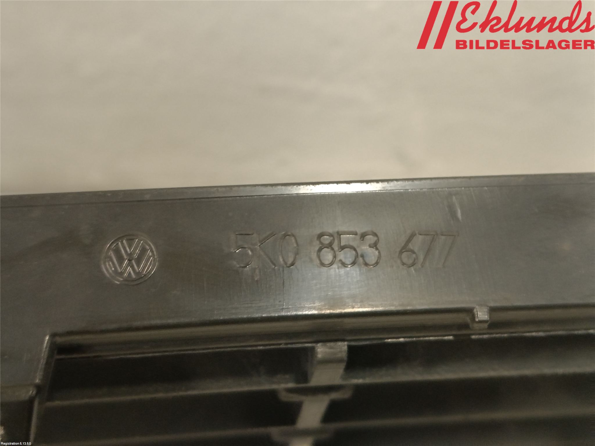 Volkswagen VW GOLF VI 09-13 Stöt Utfyllnad-List-Grill