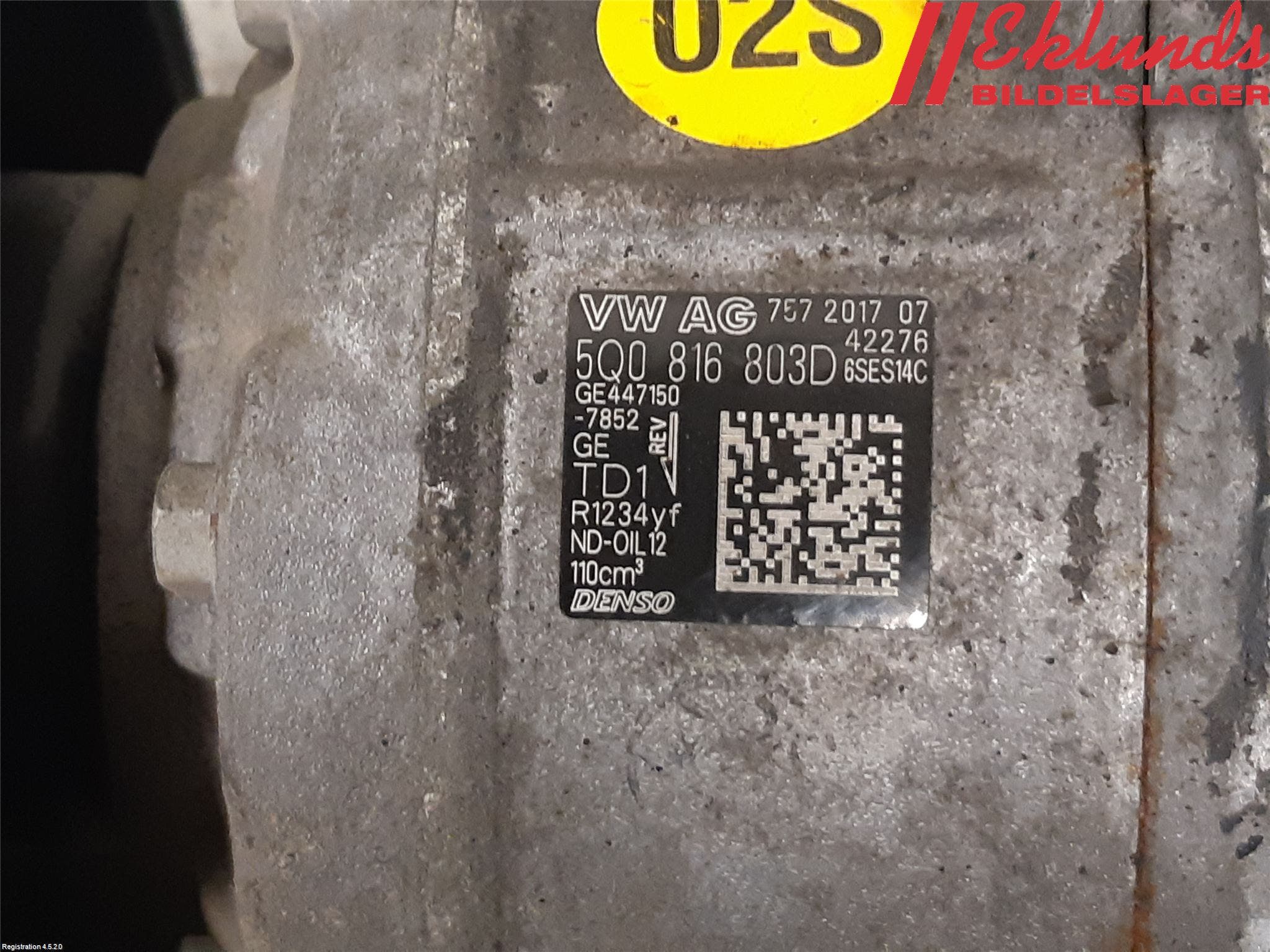 Volkswagen VW ARTEON 17- Ac Kompressor