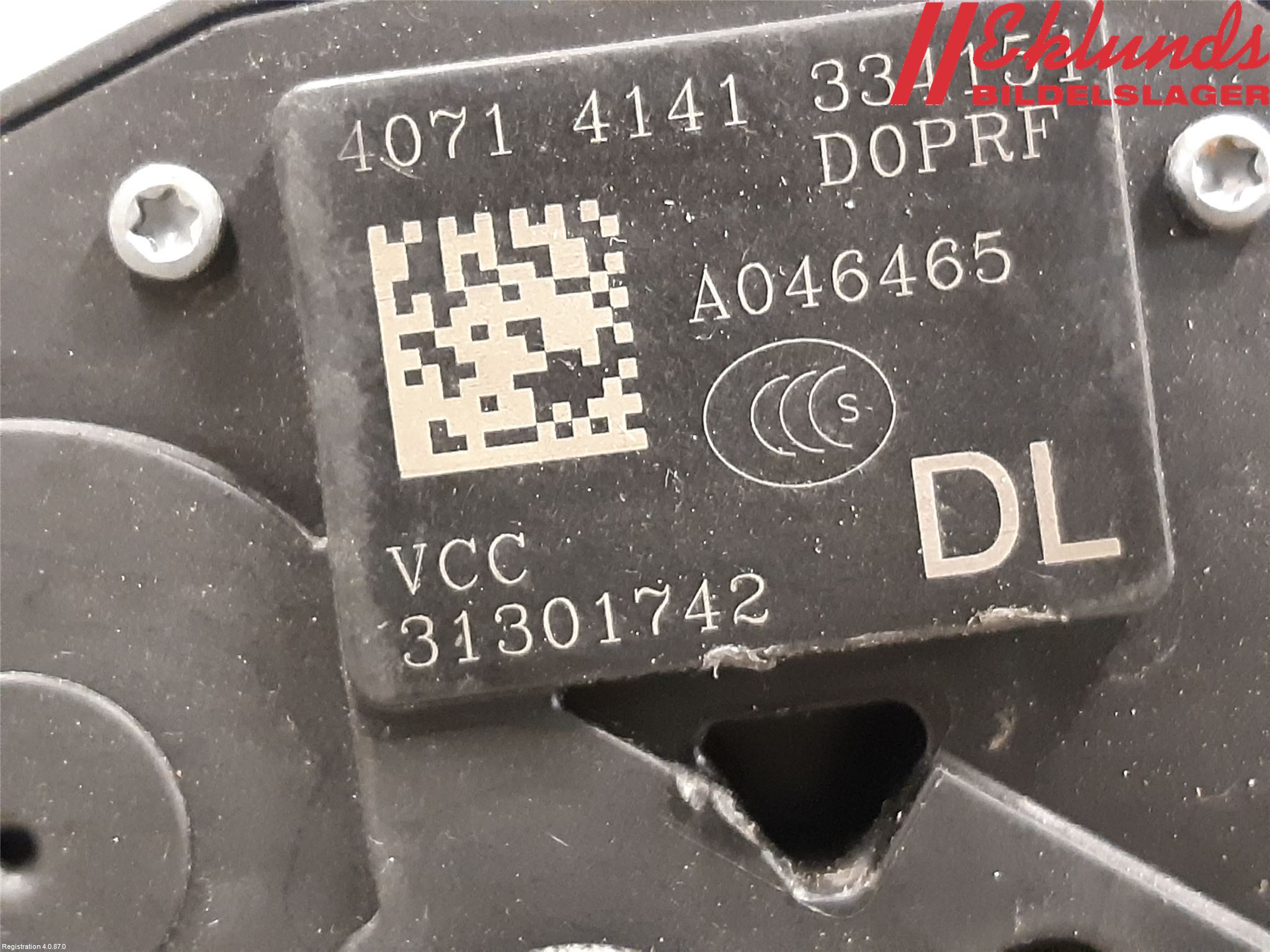 Volvo V60 14-18 Låskista-Dörrlås