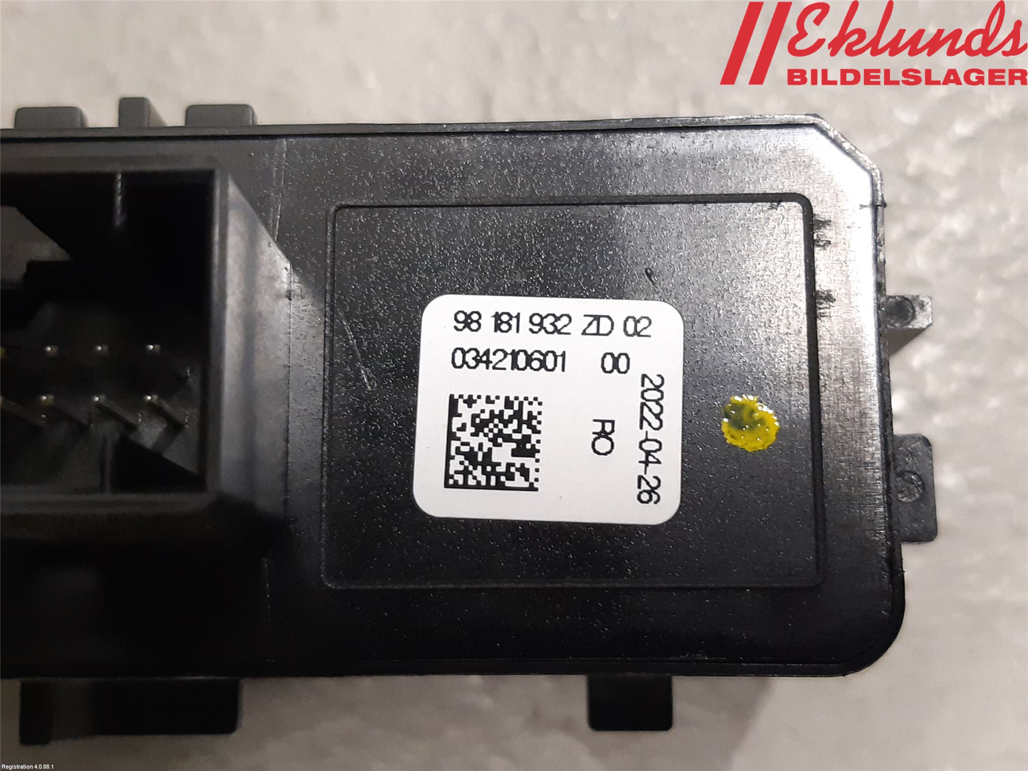 Citroen COTROEN C3 17-24 Strömställare Växellåda