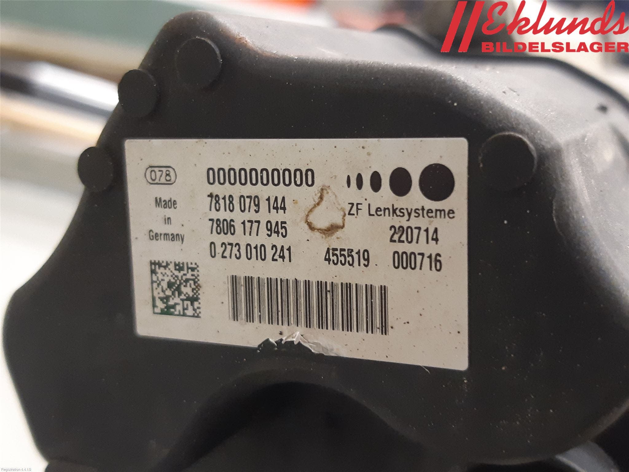 BMW 5 F10/F11/F18 09-17 Styrväxel-Snäcka Elektrisk