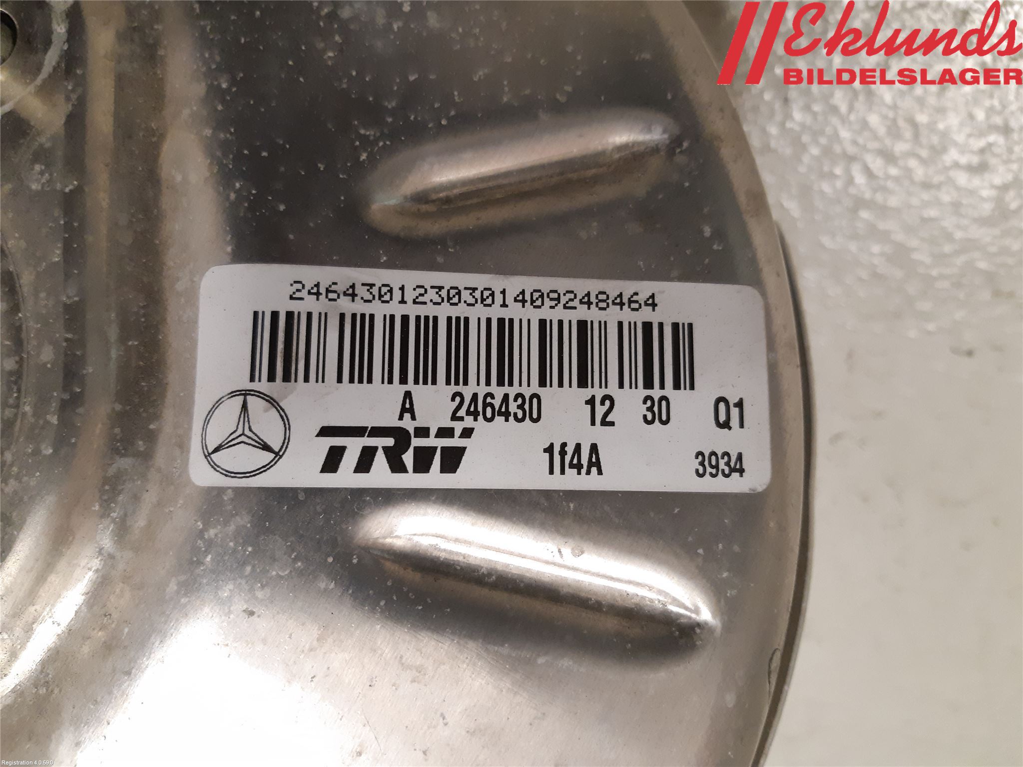 Mercedes-Benz MB CLA-KLASS (C117/X117) 13-19 Bromsservo