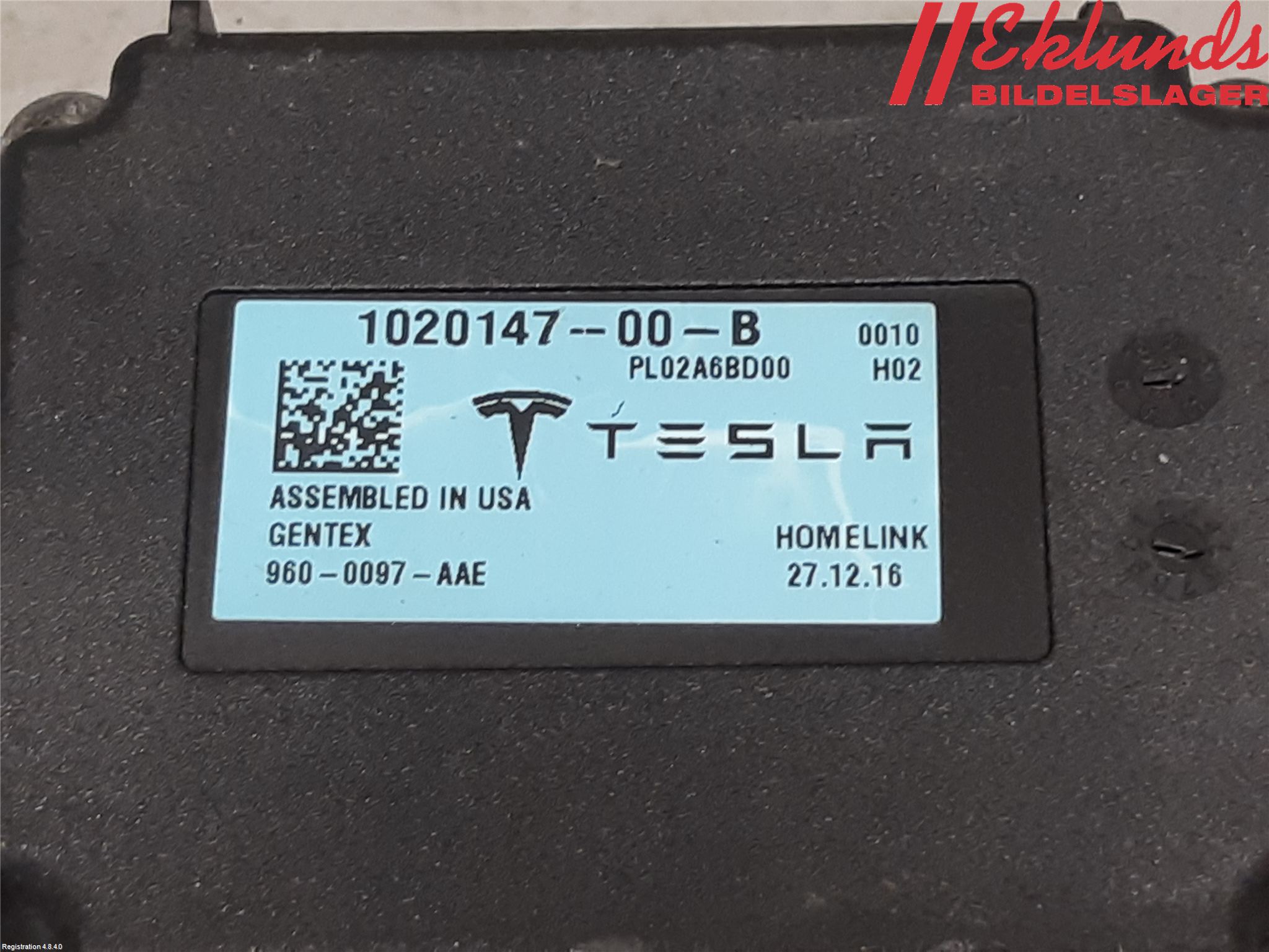 Tesla MODEL X 16- Styrenhet Övrigt