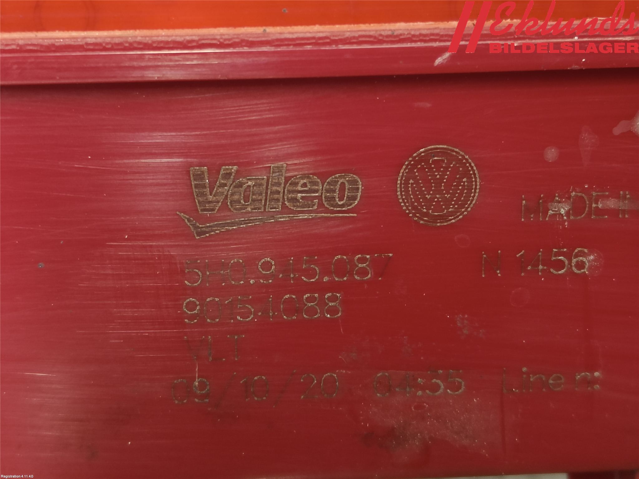 Volkswagen VW ID.3 21- Bromsljus Bakruta