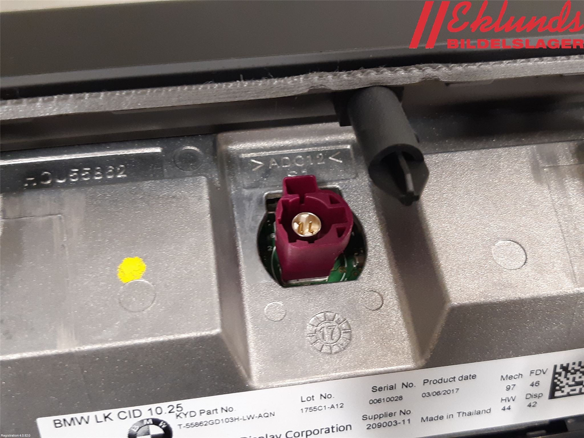 BMW 5 G30/G31/F90 17-23 Multifunktionsdisplay