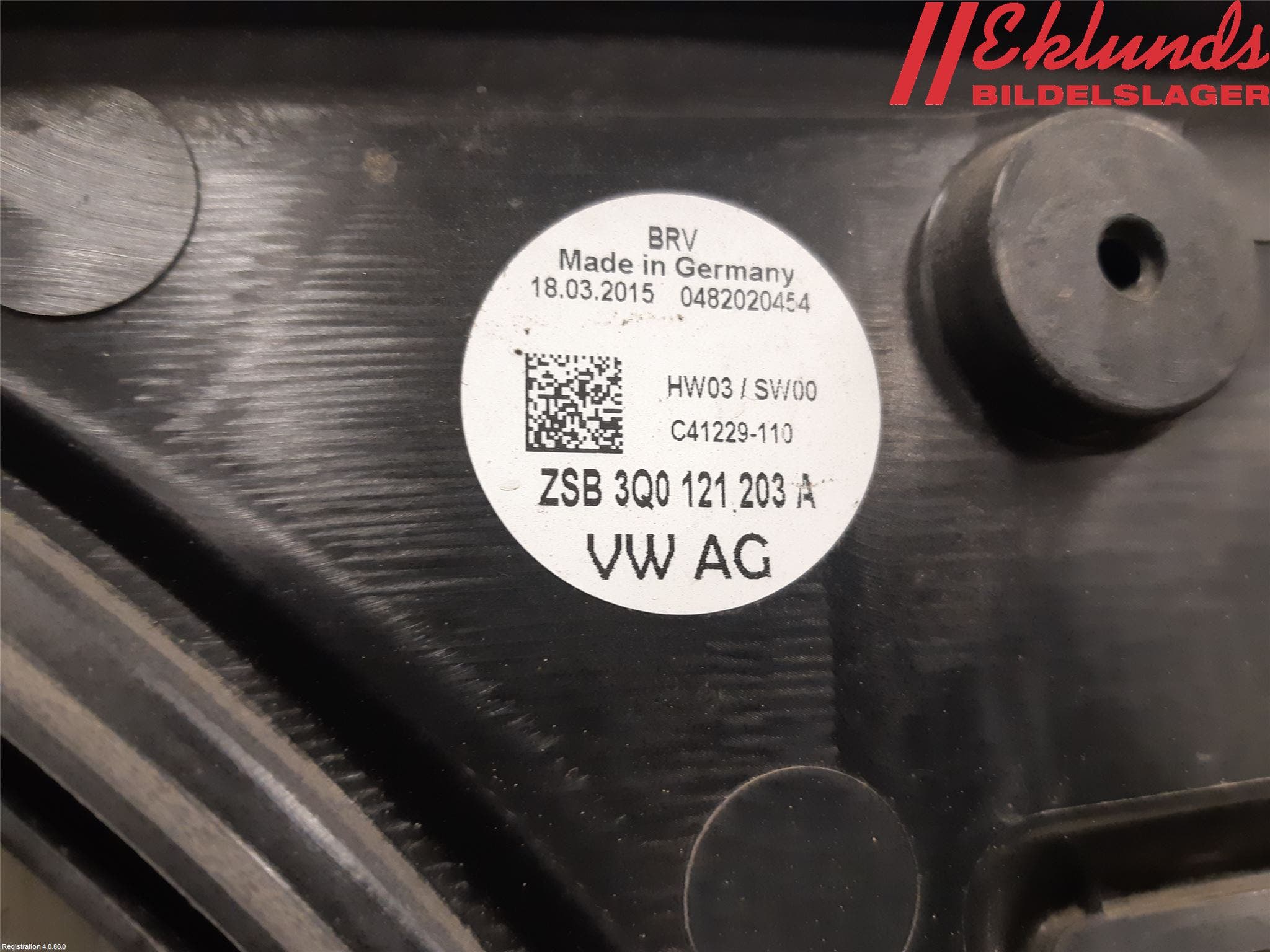 Volkswagen VW PASSAT 15-19 Kylfläkt El