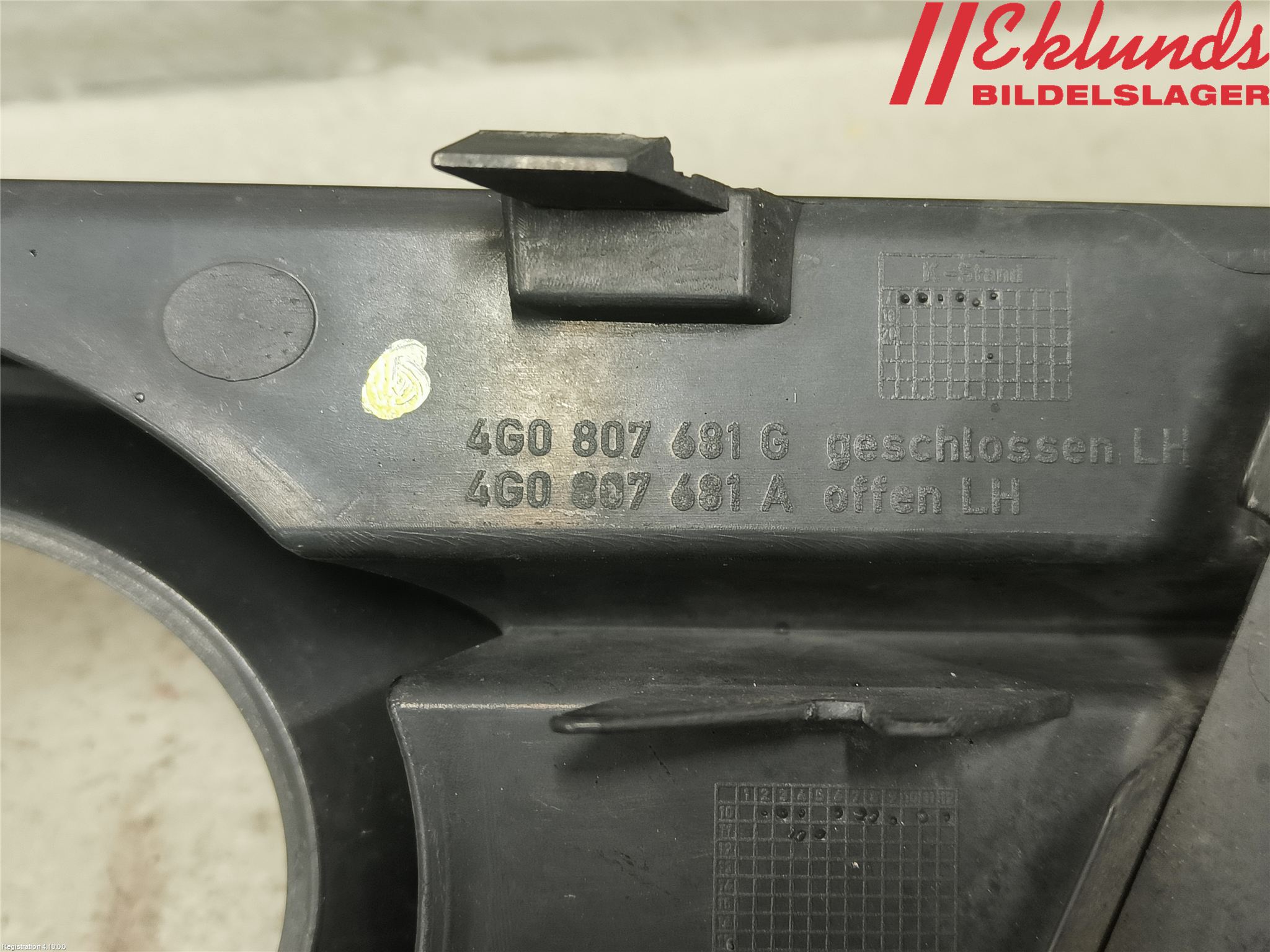 Audi A6/S6 4G 11-18 Dimljussarg Fram