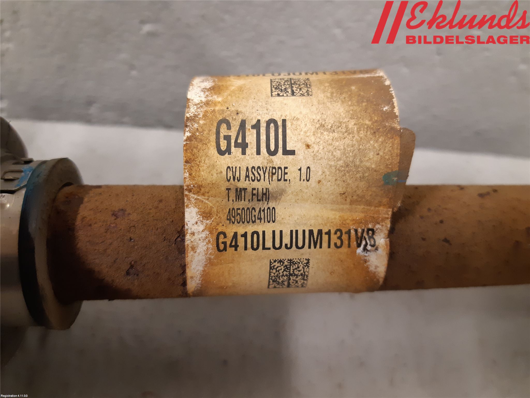 Kia CEED/CEED SW 19- Drivaxel Fram Vänster