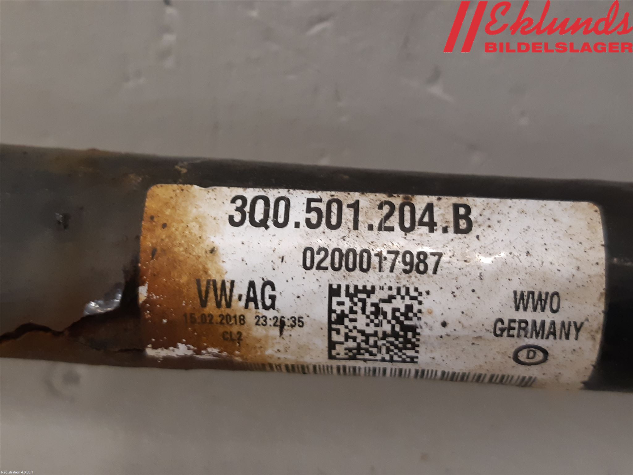 Skoda KODIAQ 17-24 Drivaxel Bak Höger