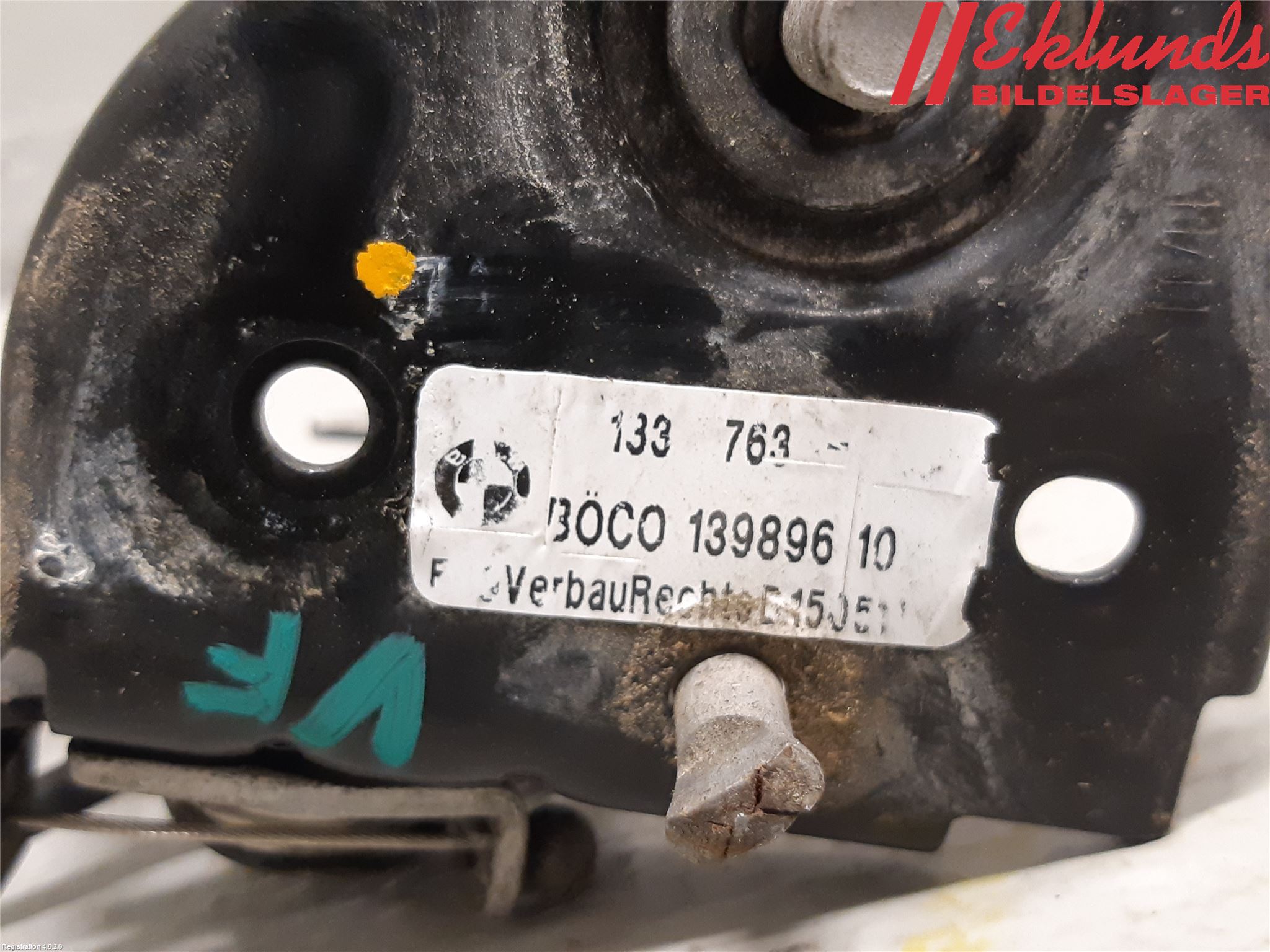 BMW 5 F10/F11/F18 09-17 Huv Spärr