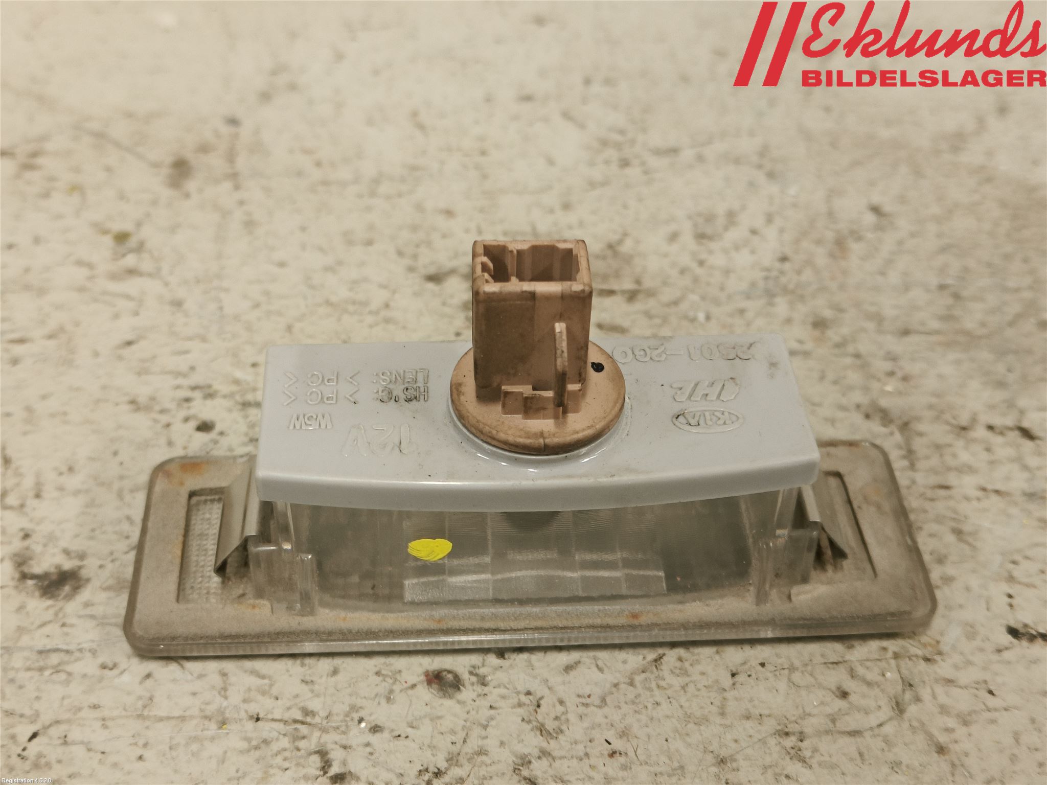 Hyundai i40 08-15 Skylt Belysning