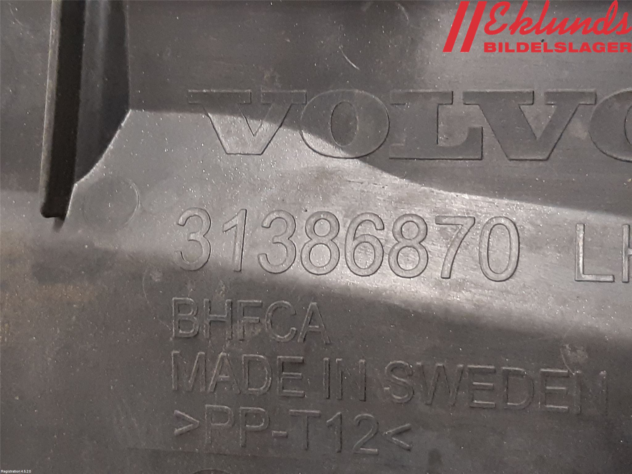 Volvo V90 17->> Täckplast Front