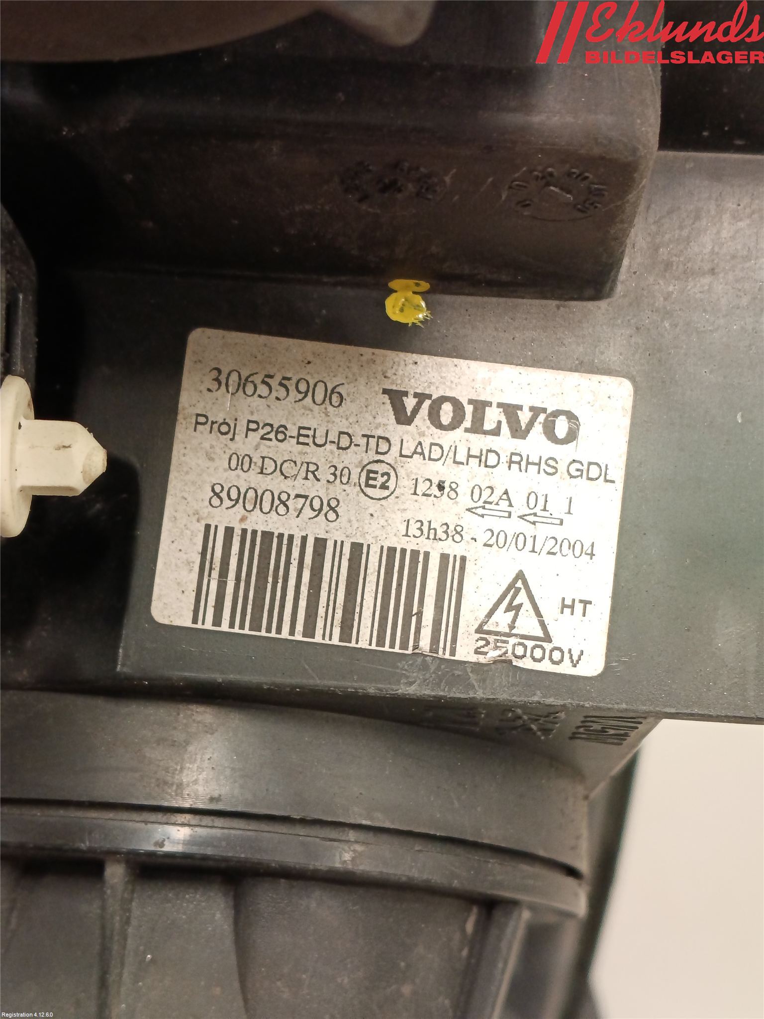 Volvo V70 05-08 Strålkastare Höger