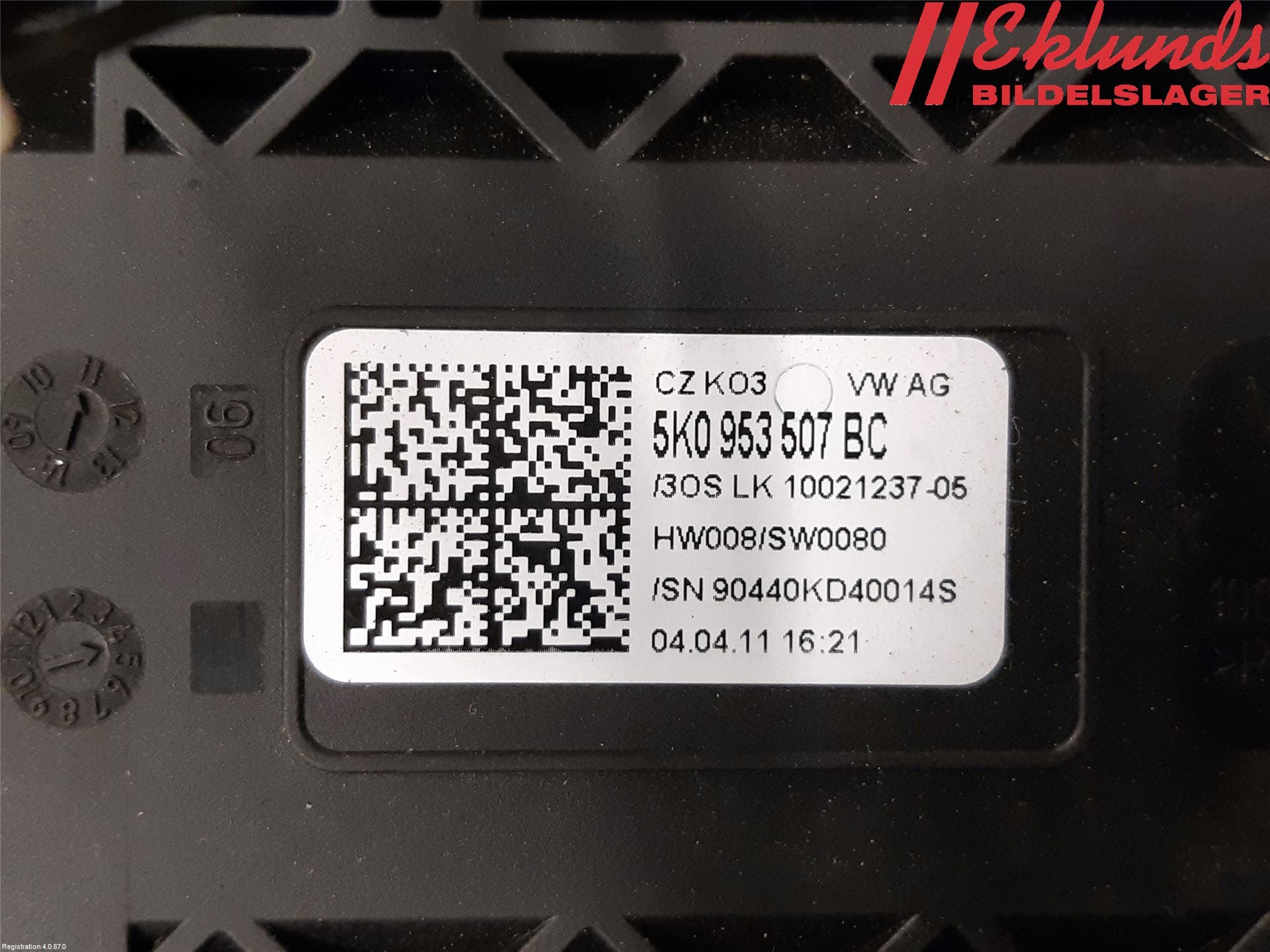 Volkswagen VW GOLF VI 09-13 Spakcentral