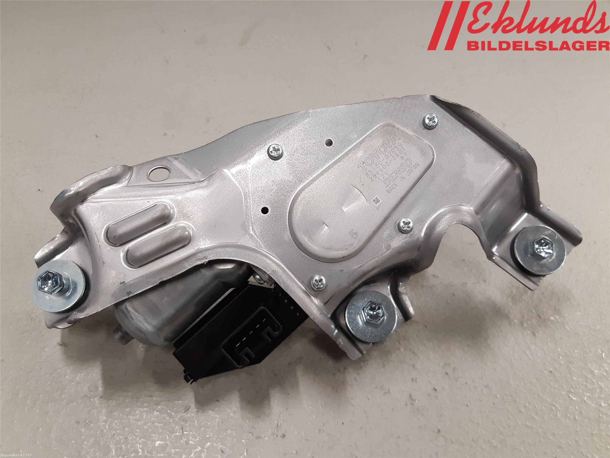 Toyota AURIS 13-19 Torkarmotor Baklucka