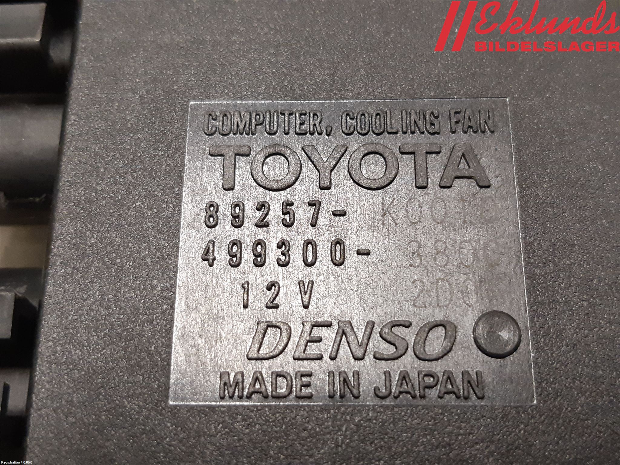 Toyota YARIS XP21 20- Kylfläktsmotstånd