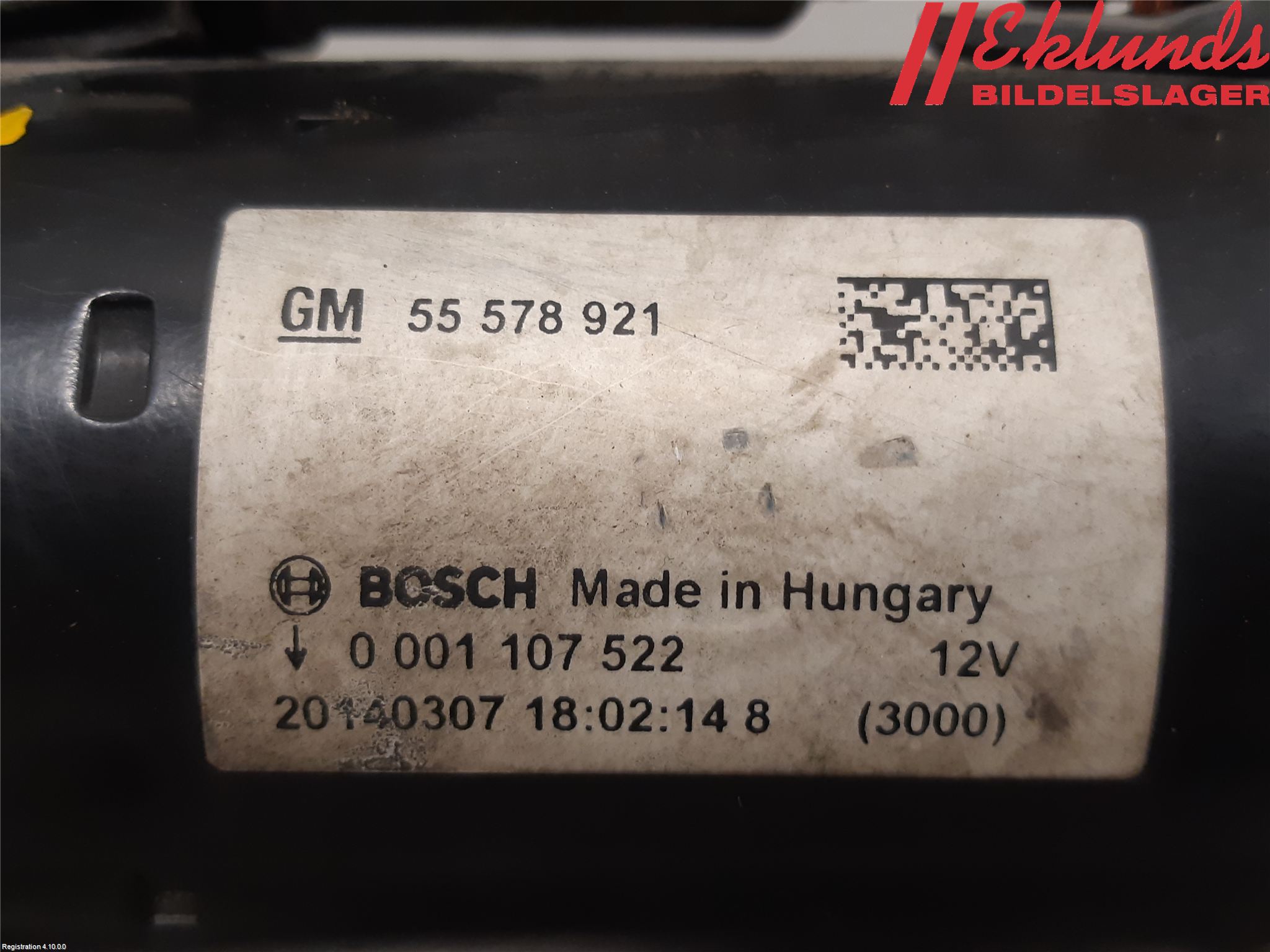 Opel ASTRA J 10-15 Startmotor