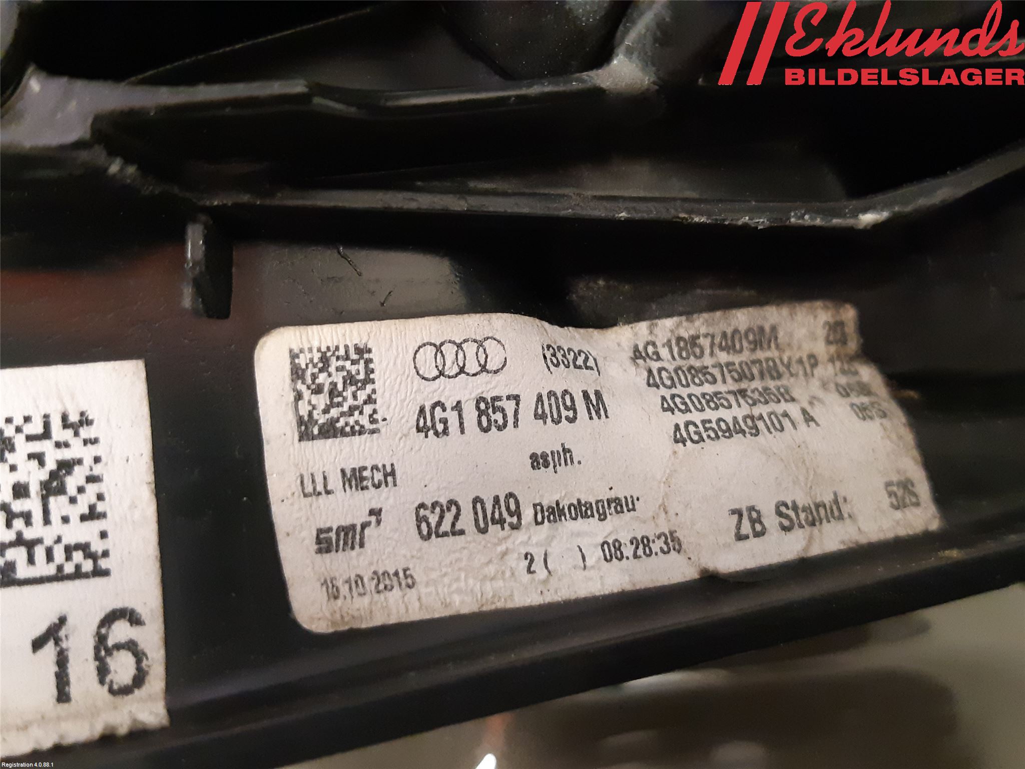Audi A6/S6 4G 11-18 Spegel Yttre El Vä
