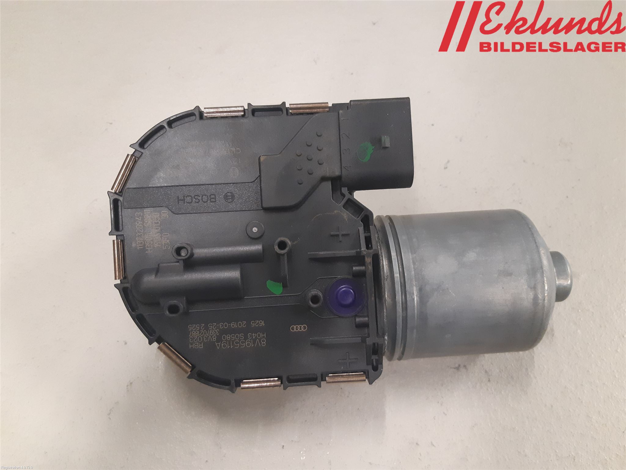 Audi A3/S3 8V 13-20 Torkarmotor Vindruta