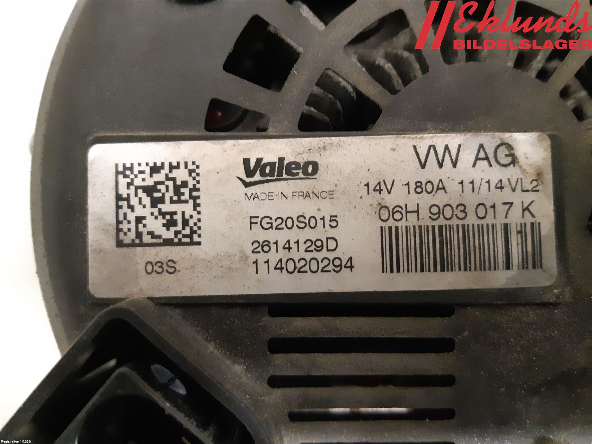 Audi A4 12-15 Generator