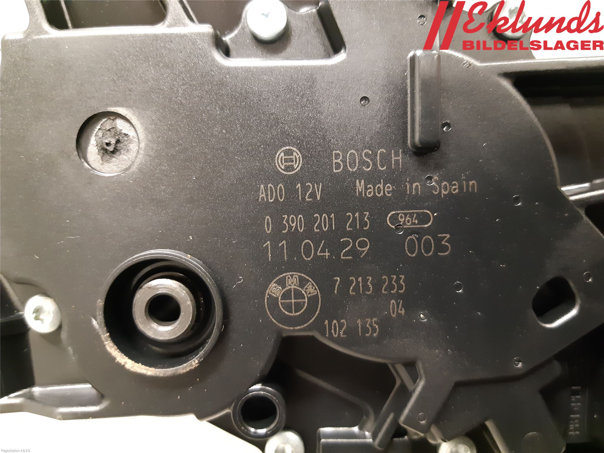 BMW 5 F10/F11/F18 09-17 Torkarmotor Baklucka