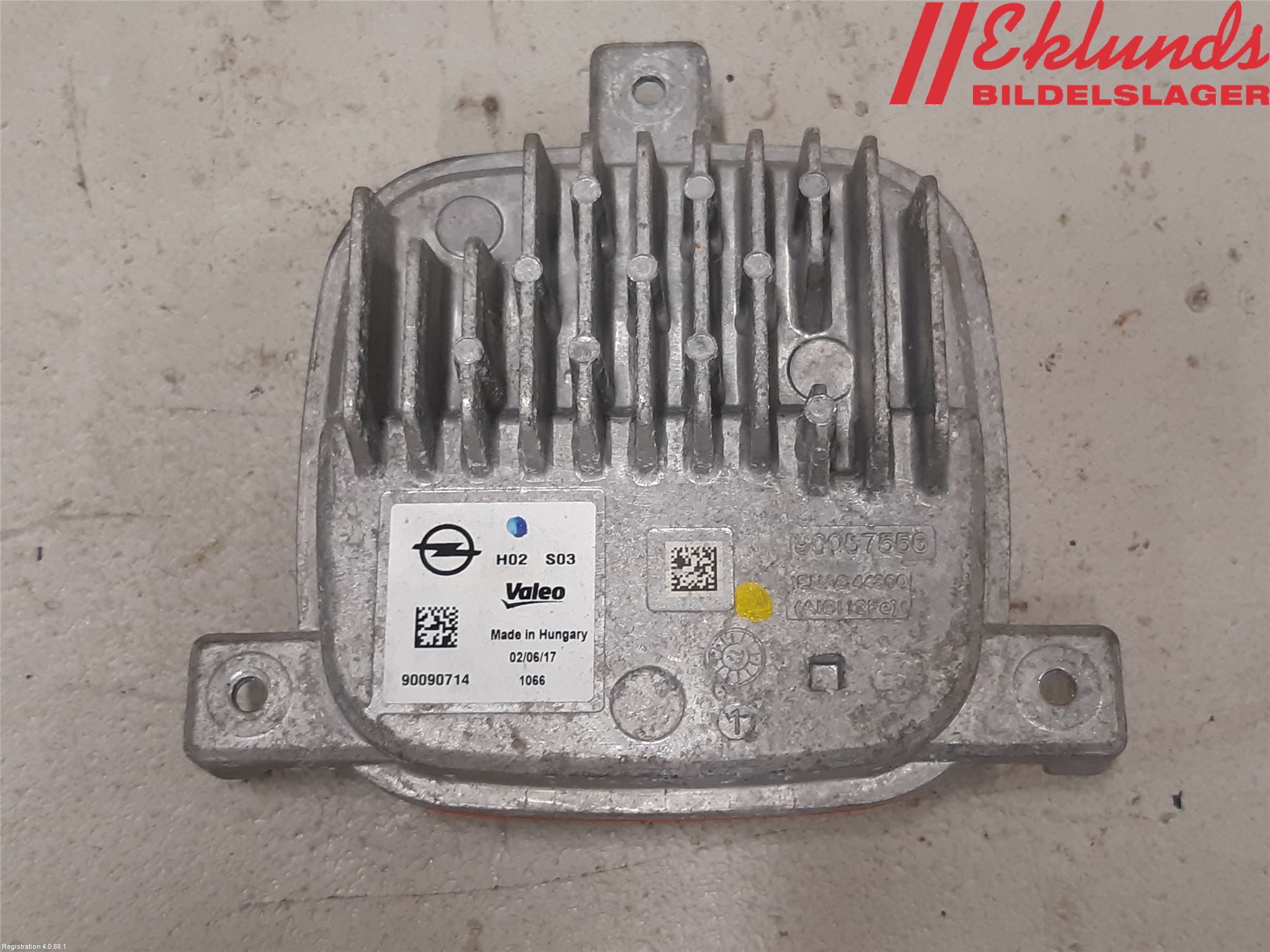 Opel CROSSLAND X 18- Styrenhet Strålkastare