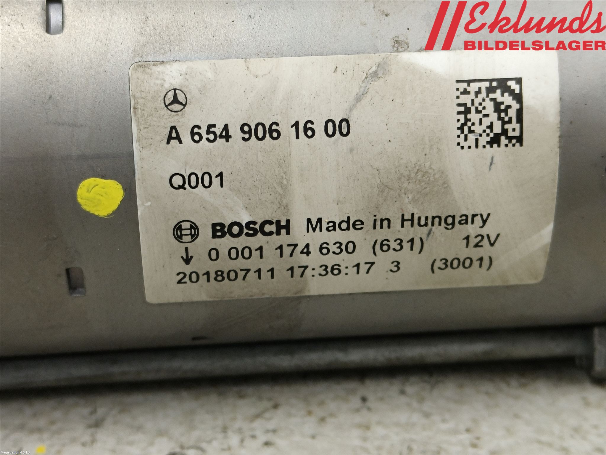 Mercedes-Benz MB C-KLASS (W205) 14-21 Startmotor Diesel