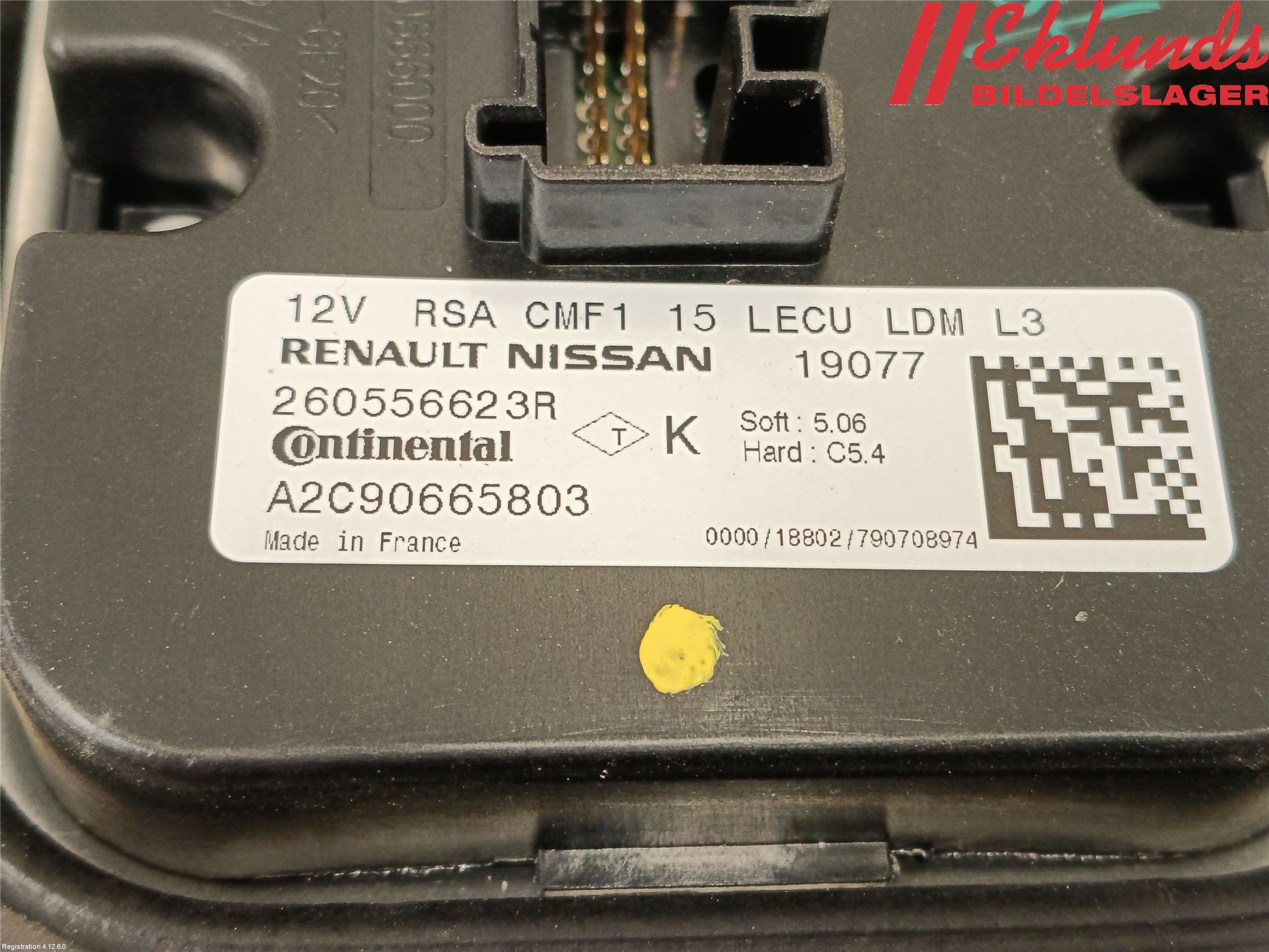 Renault CLIO IV 16-19 Styrenhet Strålkastare