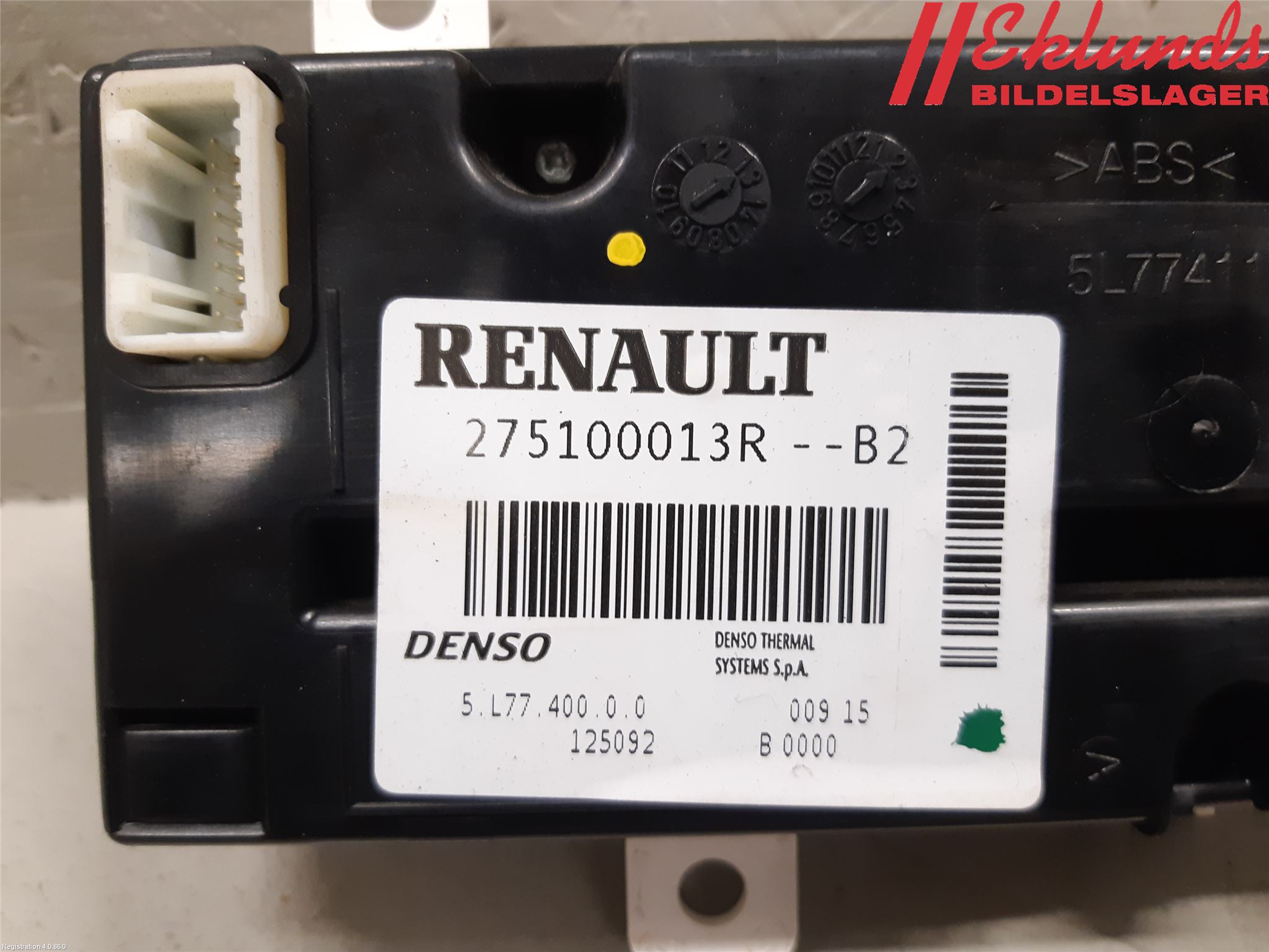 Renault TRAFIC/E-TECH 15- Ac Styrenhet Ac Manöveren