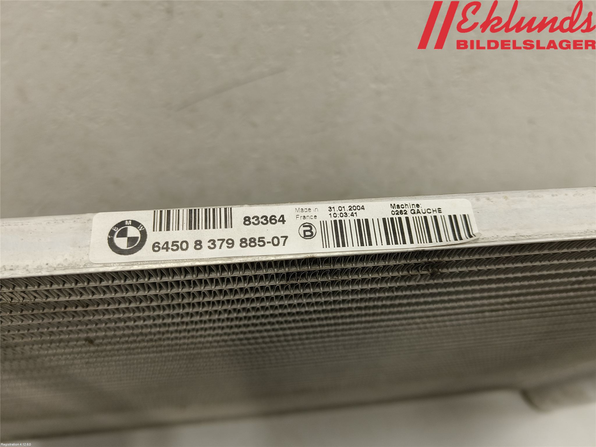 BMW 6 E63/64    02-10 Ac Kondensor-Kylare