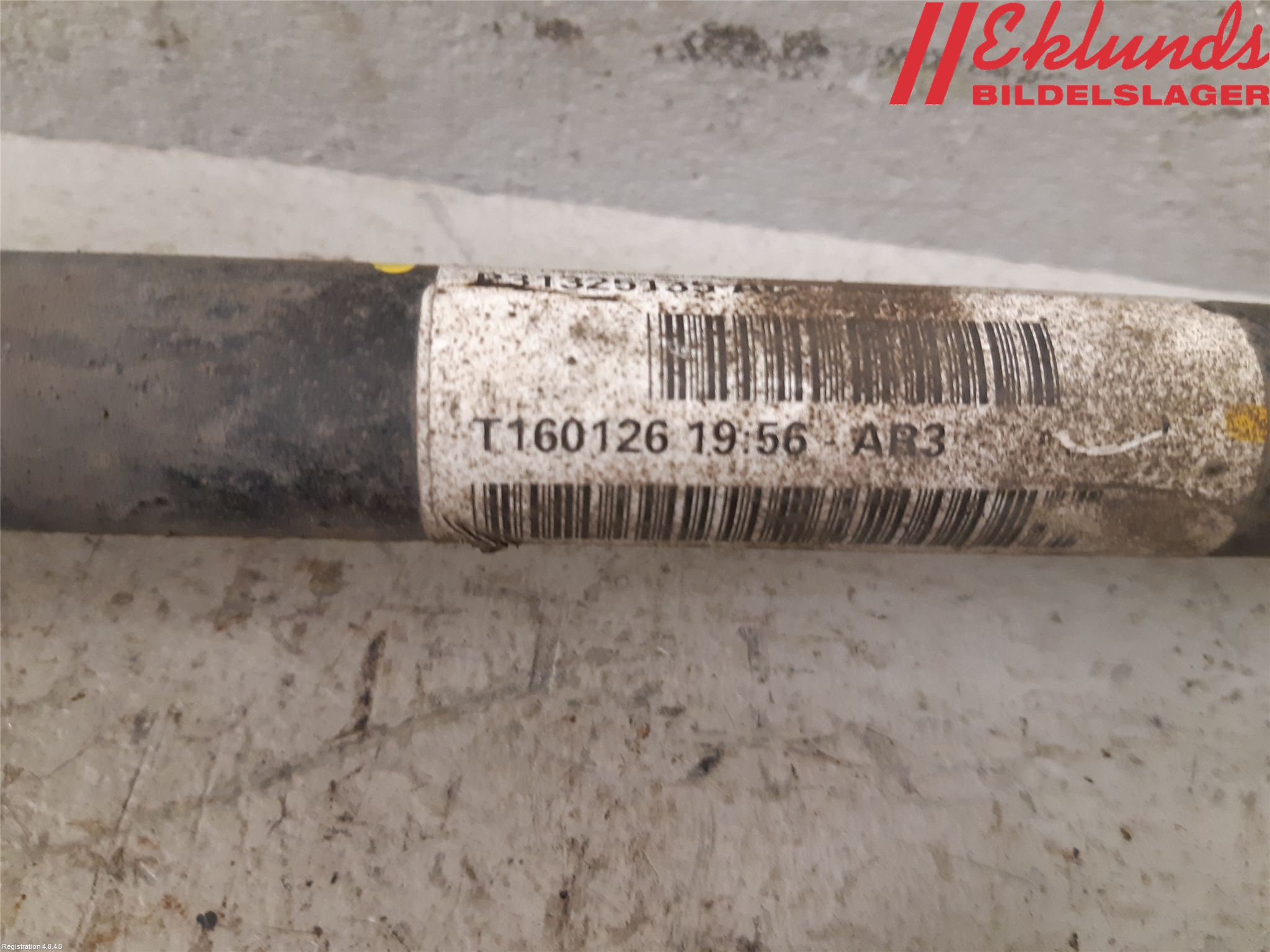 Volvo V70 14-16 Drivaxel Bak Vä-Hö