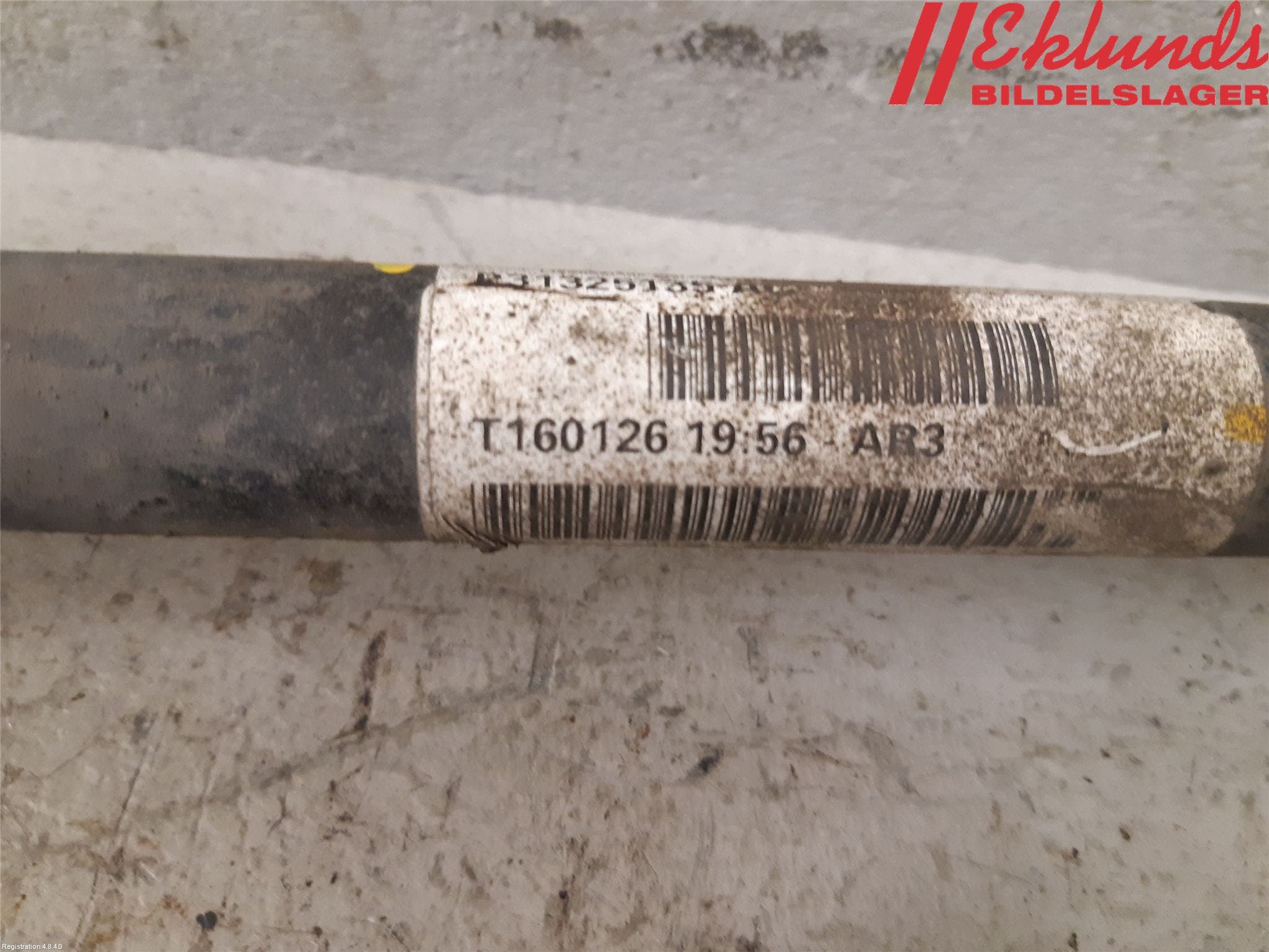 Volvo V70 14-16 Drivaxel Bak Vä-Hö