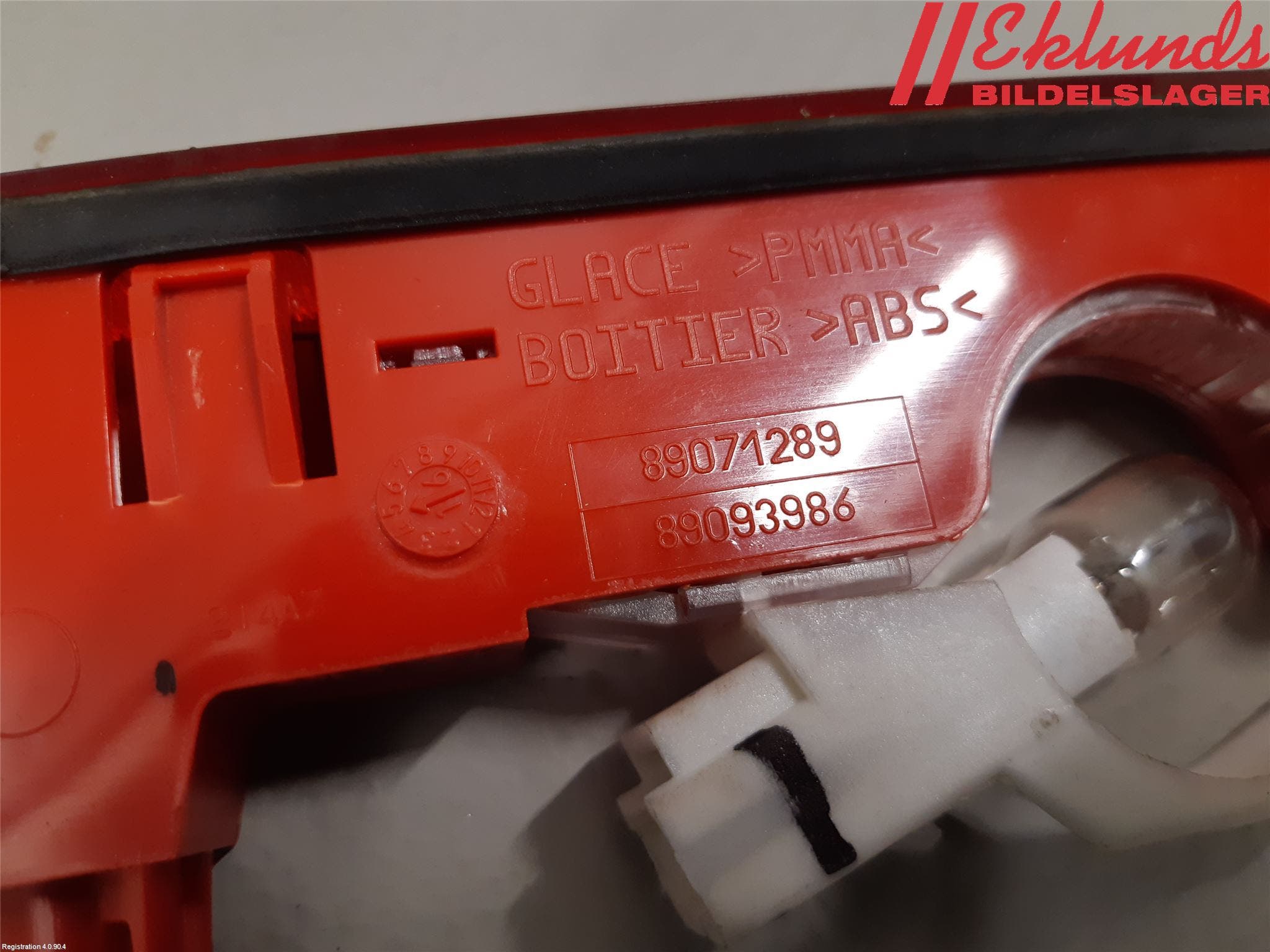 Citroen BERLINGO 08-18 Bromsljus Bakruta