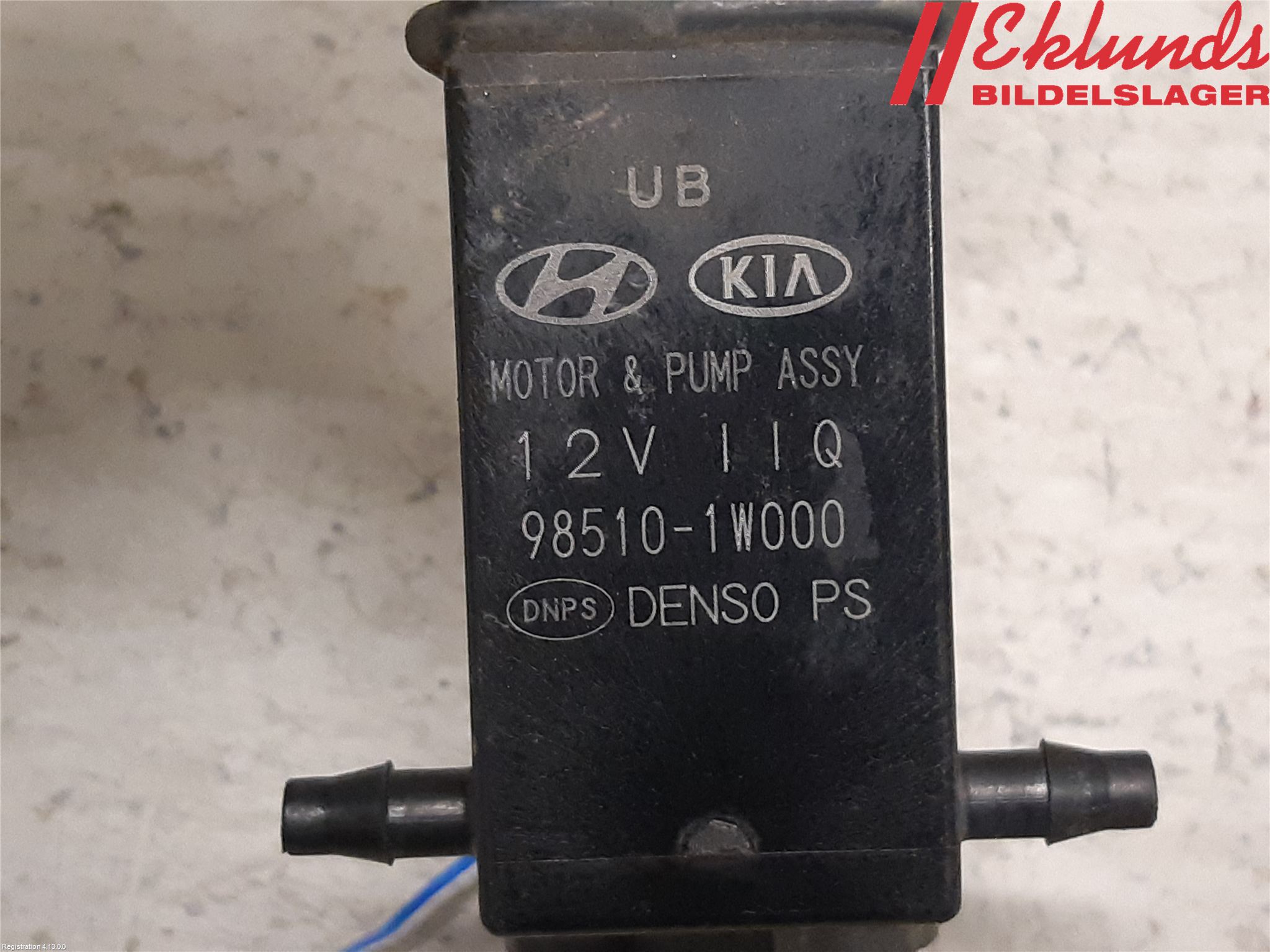 Kia CEED 12-18 Spolarpump Vindruta